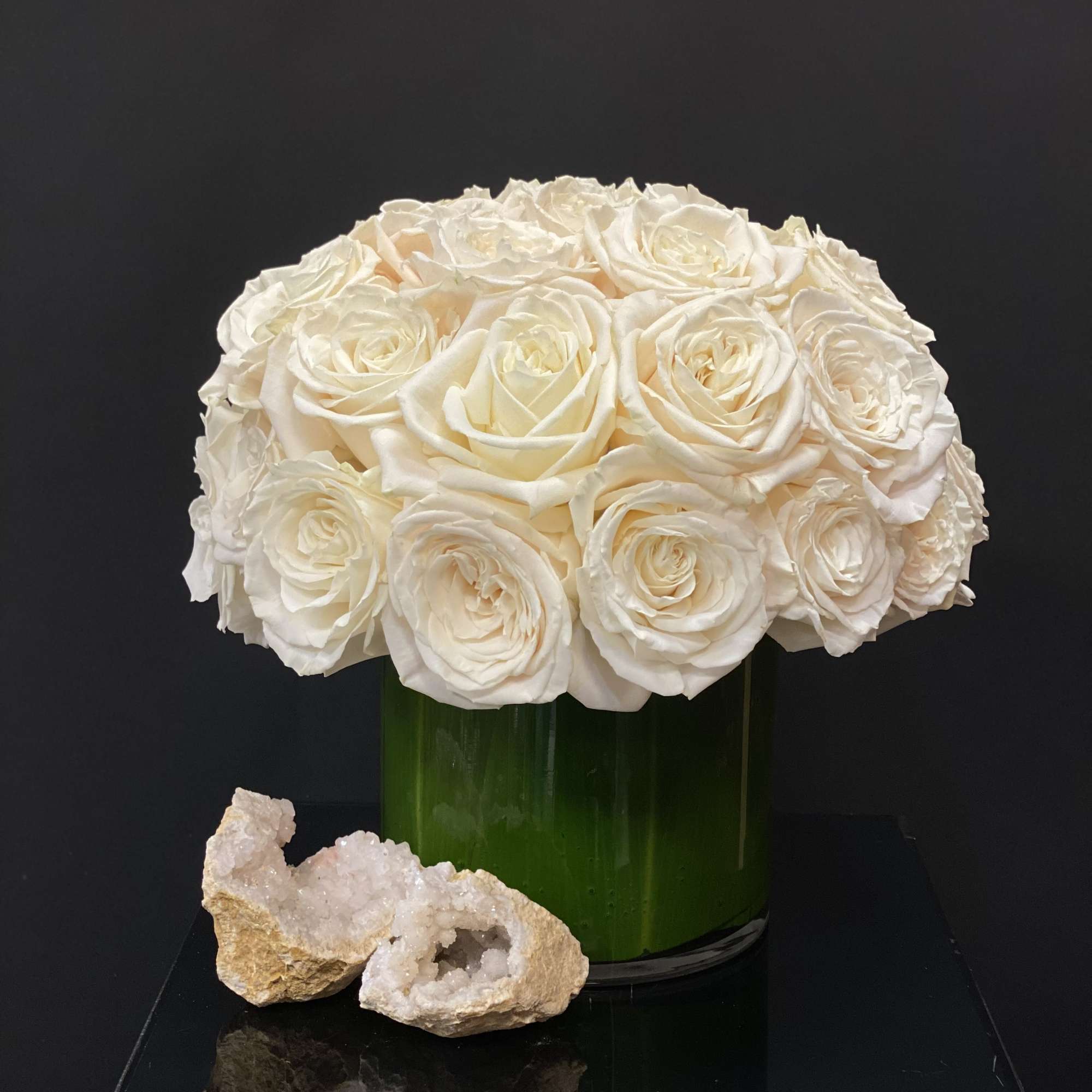 Go for a timeless look with the Classic White arrangement. Gorgeous White
