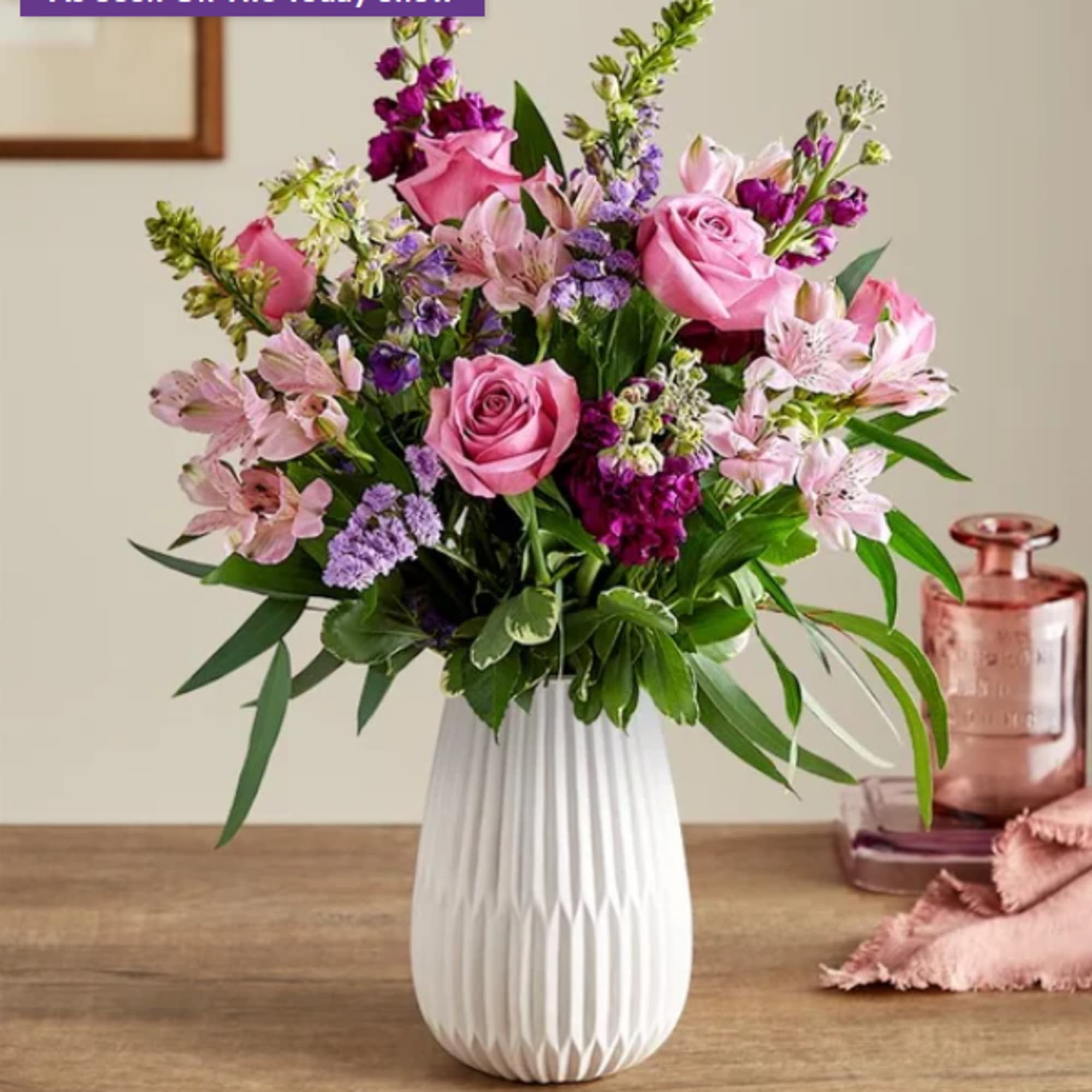 Send a sweet, thoughtful expression with our everyday bouquet. Hand designed by Send a sweet, thoughtful expression with our everyday bouquet. Hand designed by