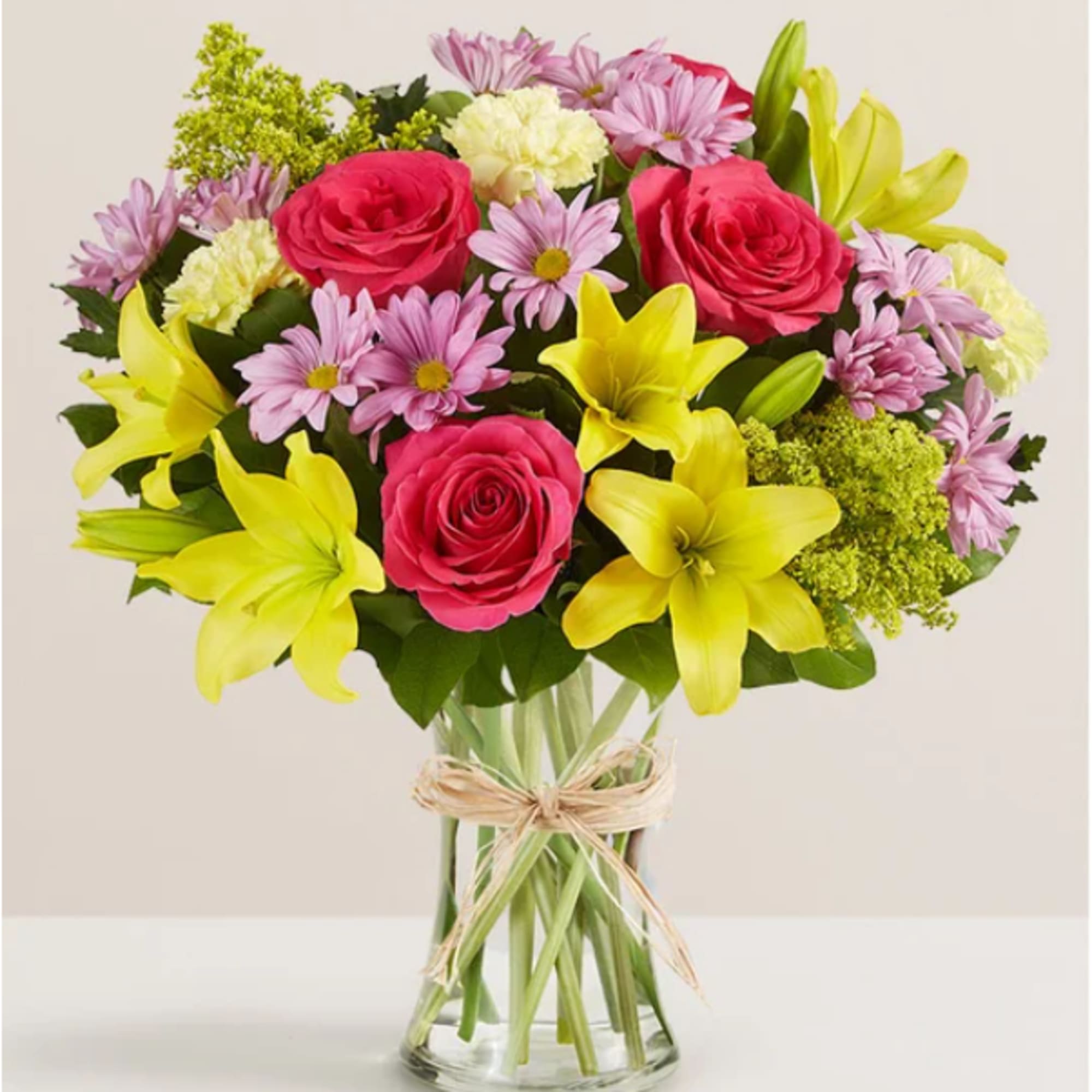 Mom is in for a beautiful surprise! Our best-selling Mother’s Day arrangement Mom is in for a beautiful surprise! Our best-selling Mother’s Day arrangement