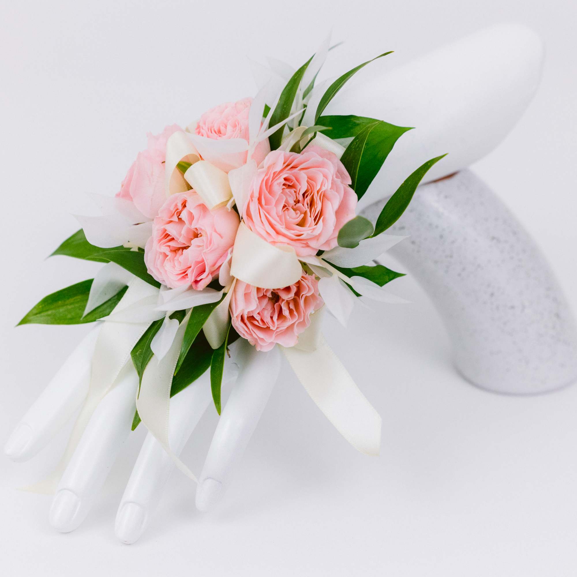 Corsage and matching boutonniere for a Prom or a Wedding Celebrations