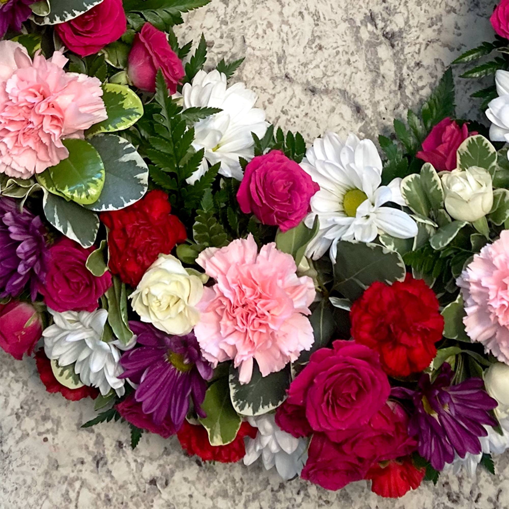 A heartfelt urn wreath that honors cherished memories with grace, showcasing a
