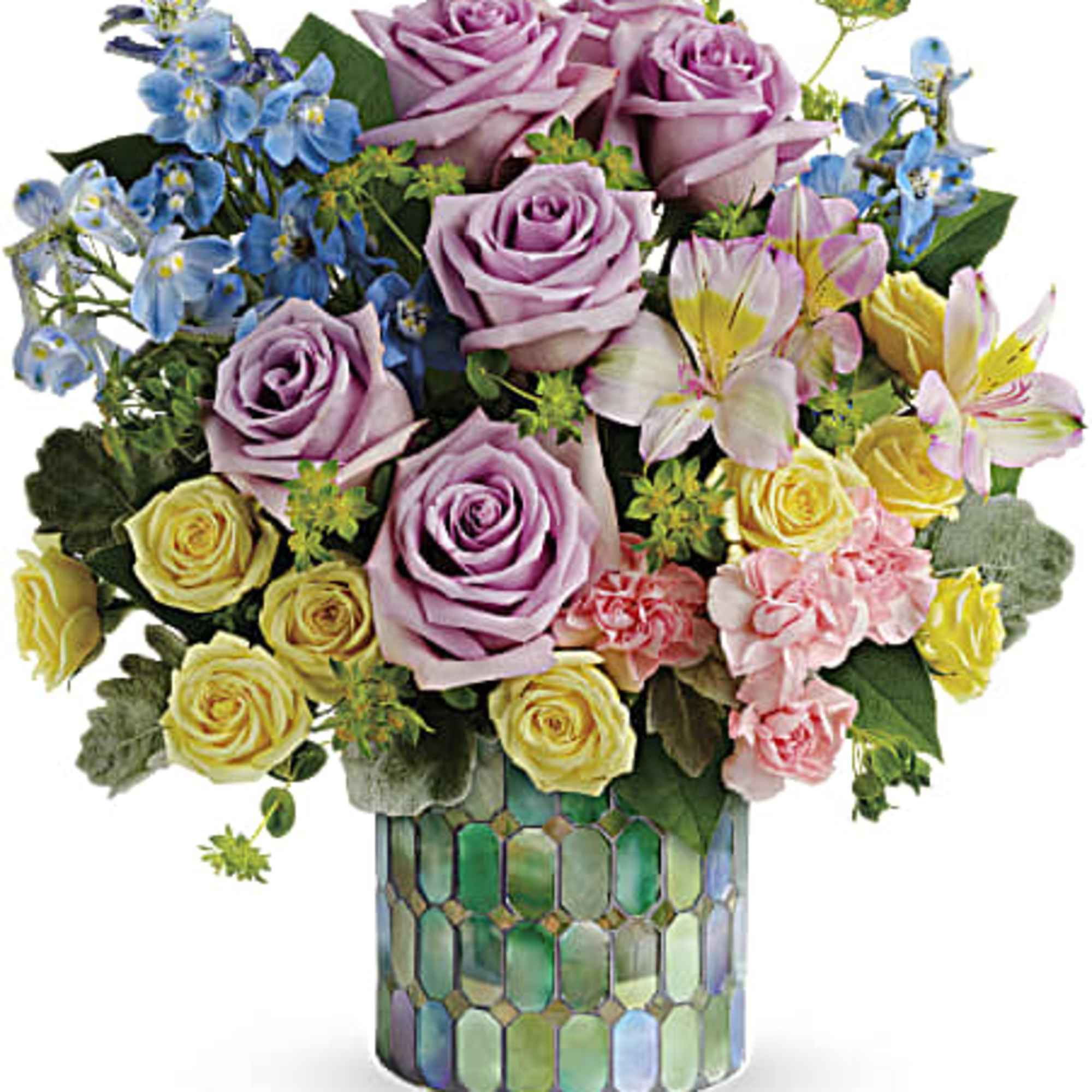 Soft and sweet, the beauty of this stunning bouquet is matched only