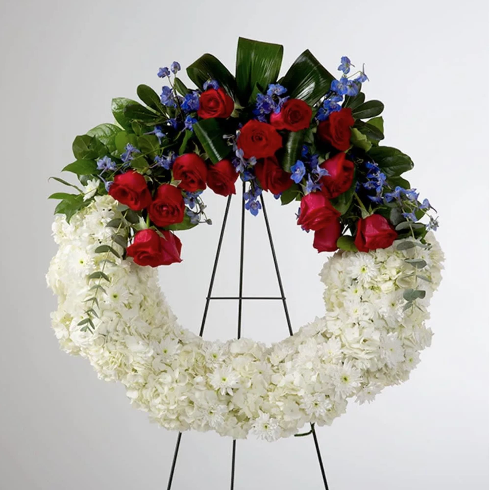 A perfect way to honor their beliefs and actions, this red, white