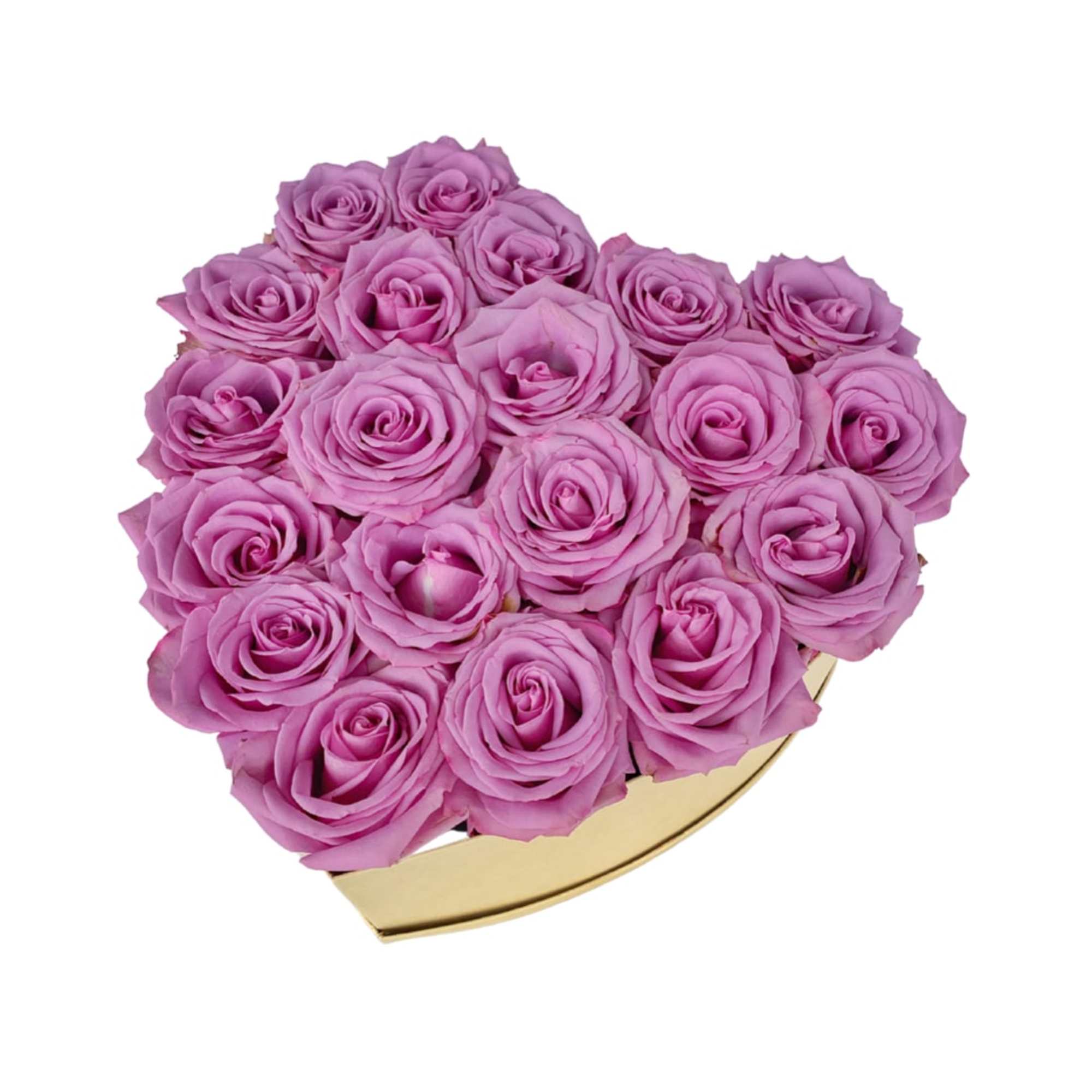 Show off your love with our heart box arrangements.  This flowers
