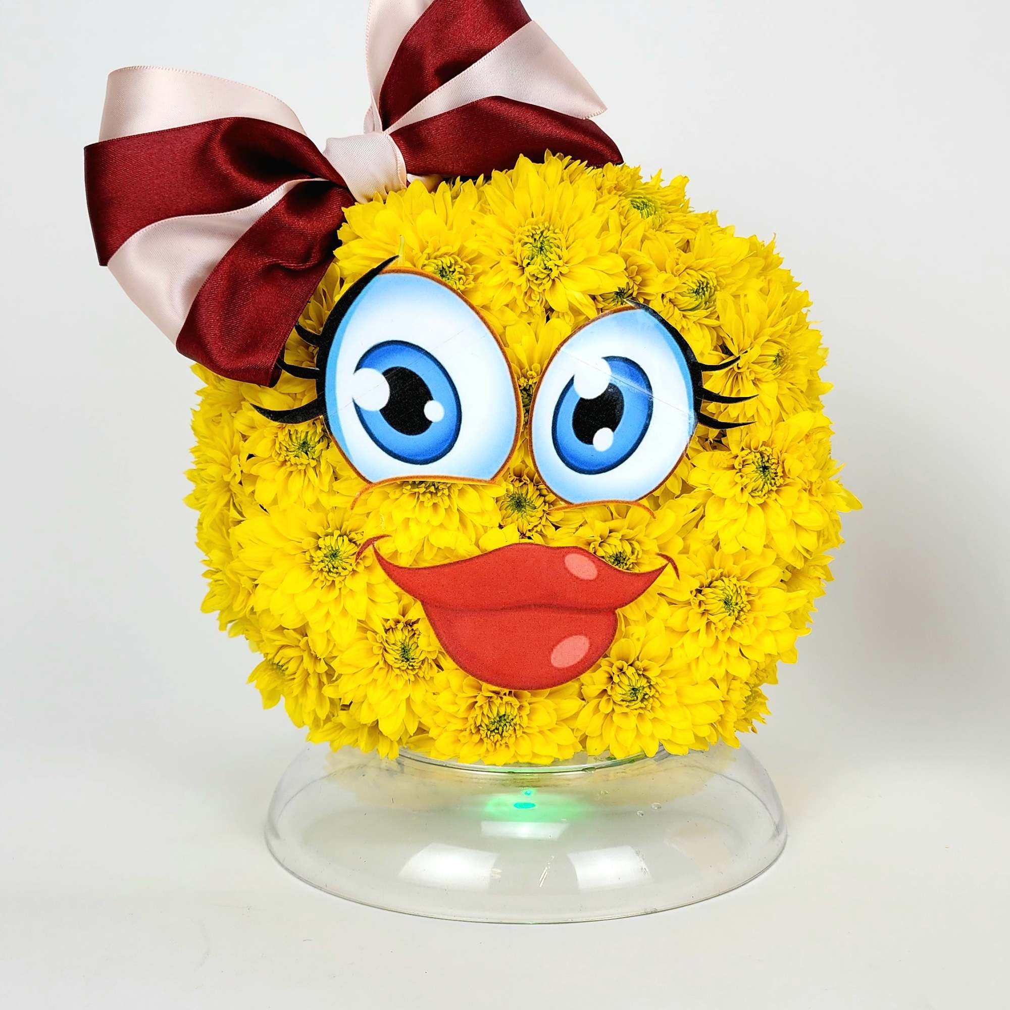 Emoji made with flowers, a birthday and a cup, NO BALLOONS. Emoji made with flowers, a birthday and a cup, NO BALLOONS.