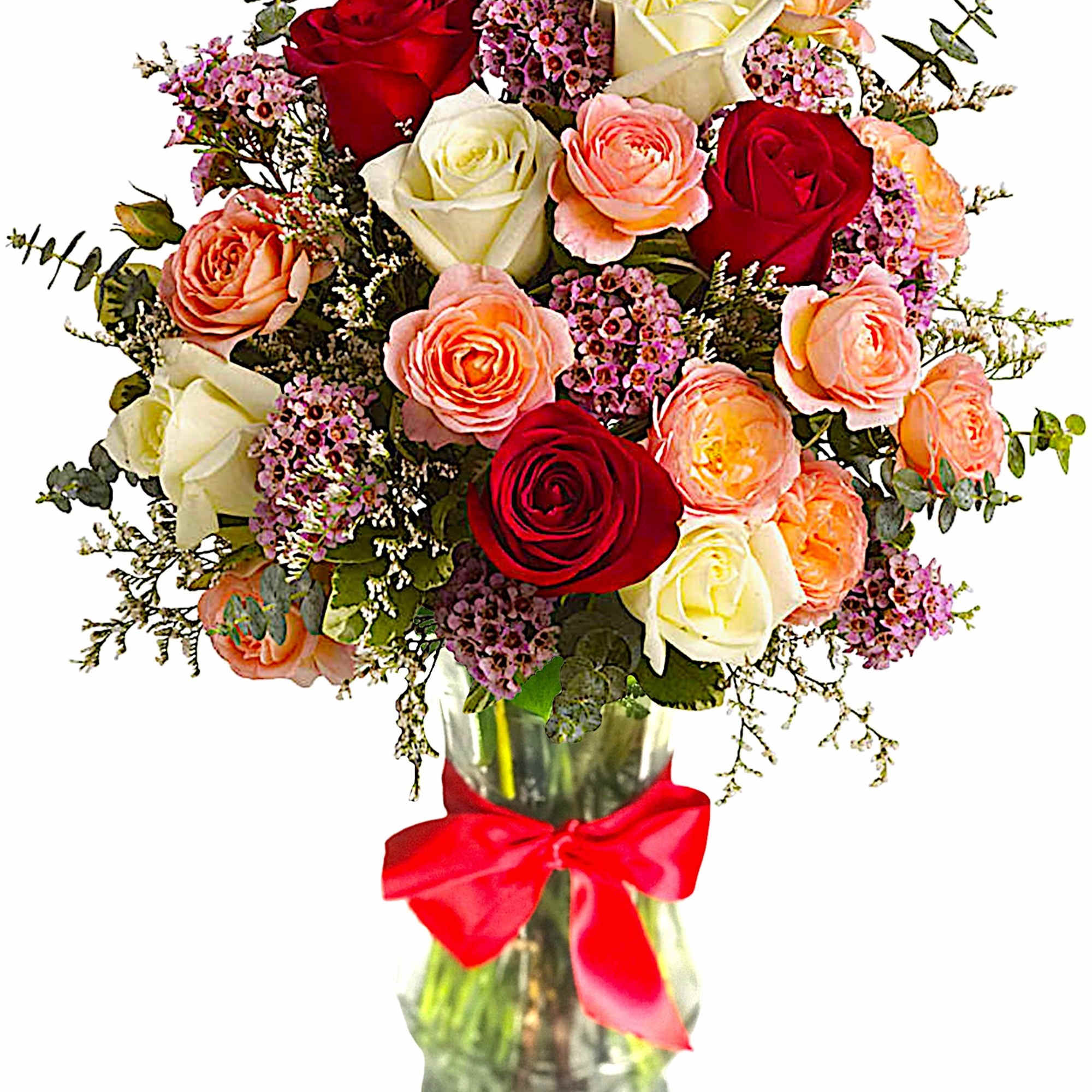 A Victorian arrangement that speaks to the timelessness of your love. In