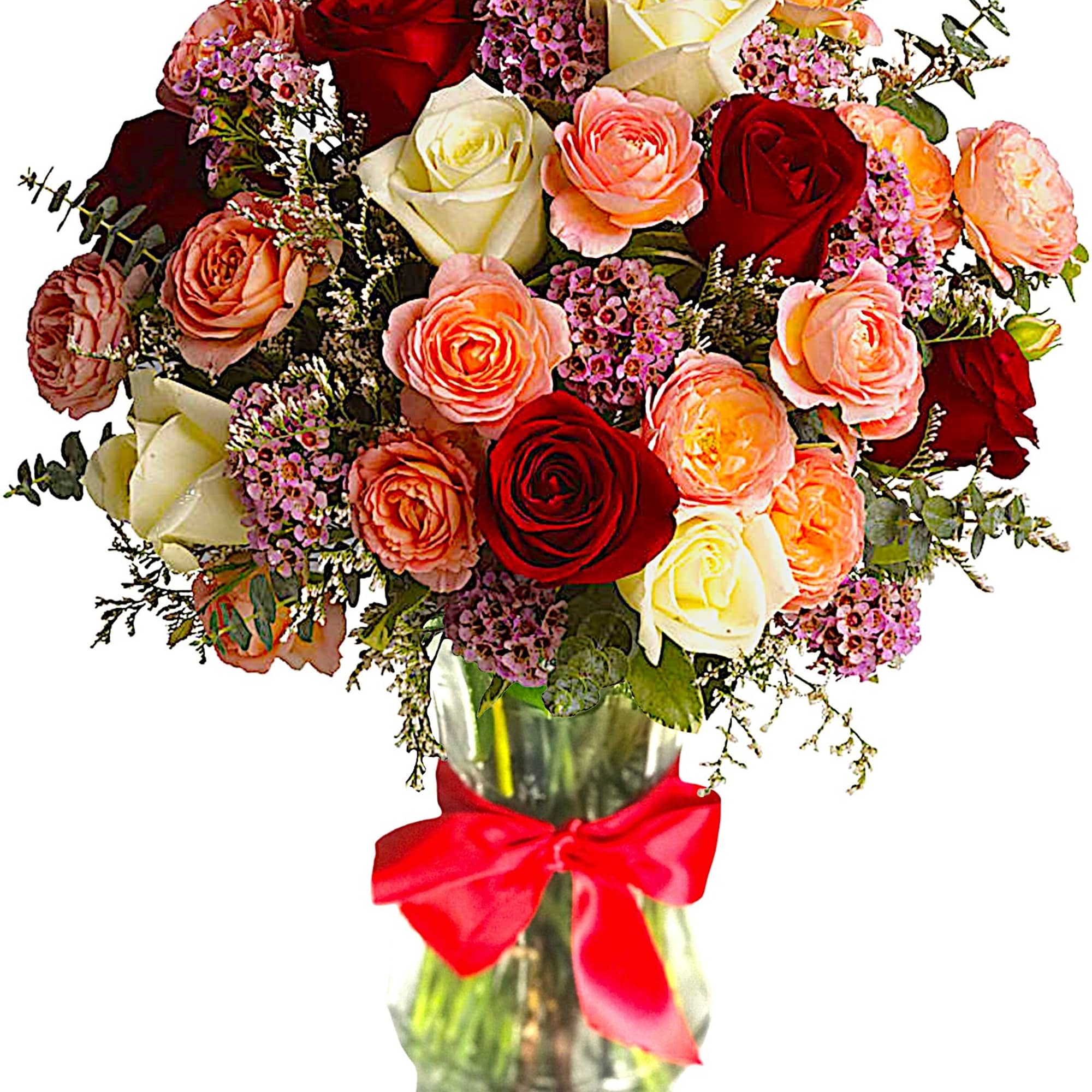 A Victorian arrangement that speaks to the timelessness of your love. In