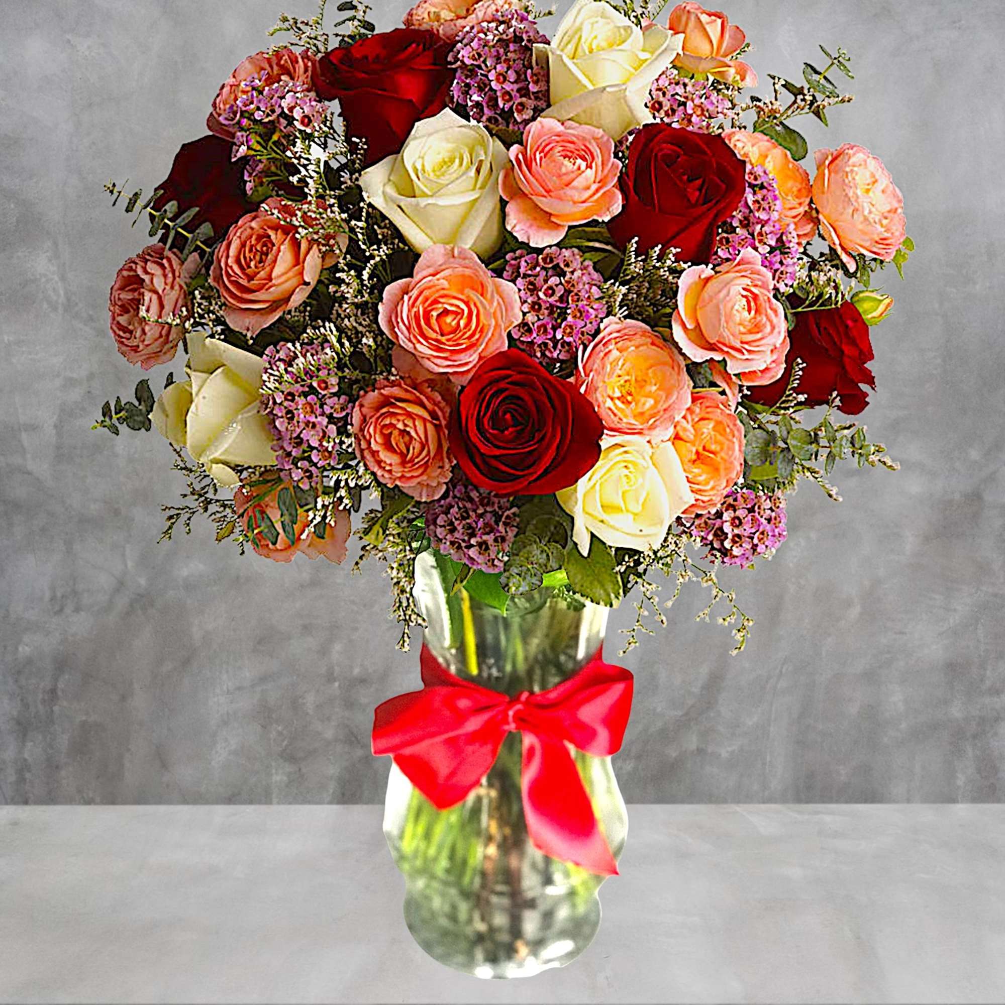 A Victorian arrangement that speaks to the timelessness of your love. In