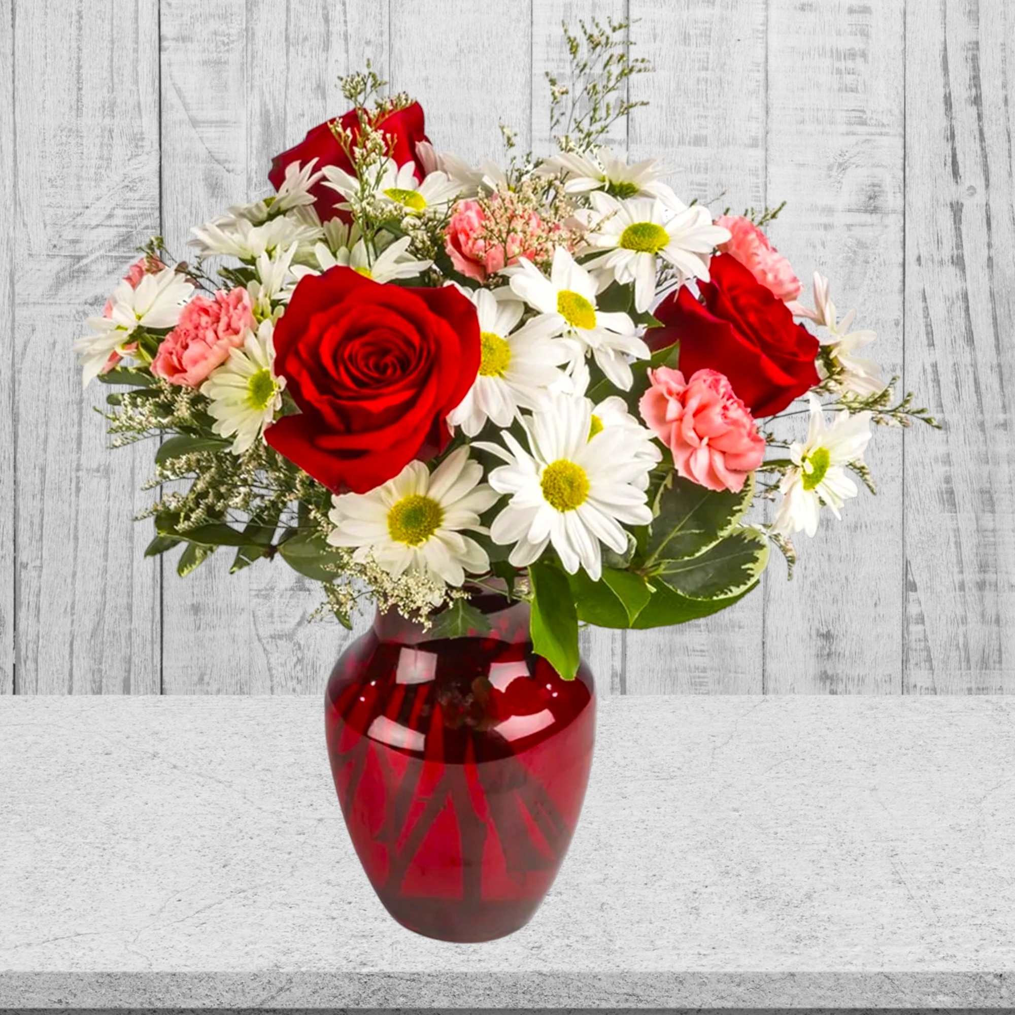 This bouquet is a sweet way to show someone you care. Boldly