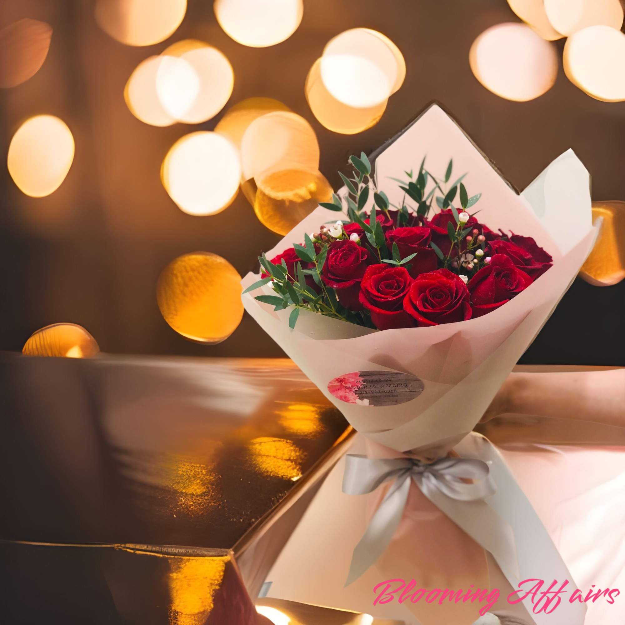 Standard: 12 Roses
as a bouquet
Deluxe: 24 roses
Premium:36 roses Standard: 12 Roses
as a bouquet
Deluxe: 24 roses
Premium:36 roses