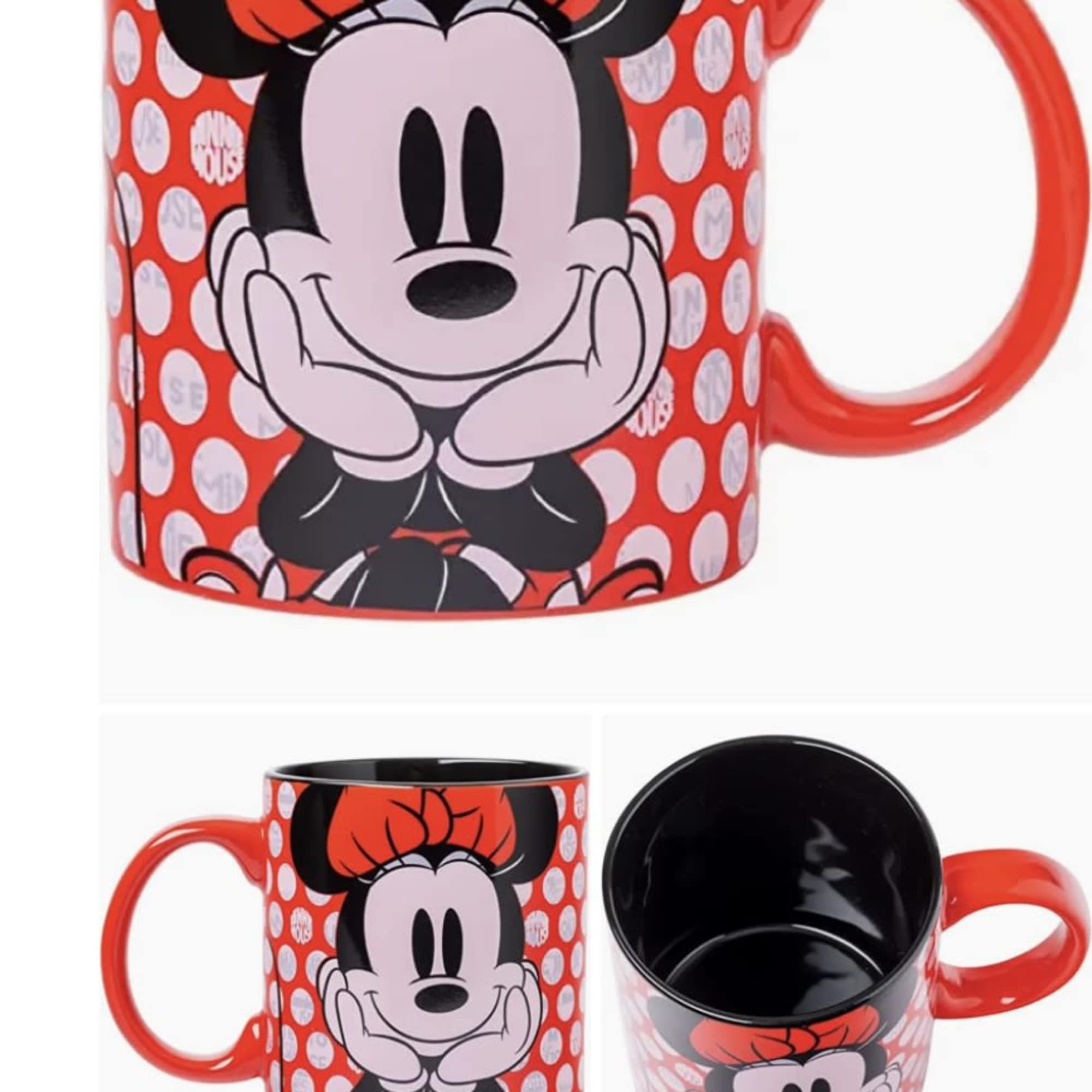 For that Minnie Mouse lover, adorable mug with s, carnations , filler