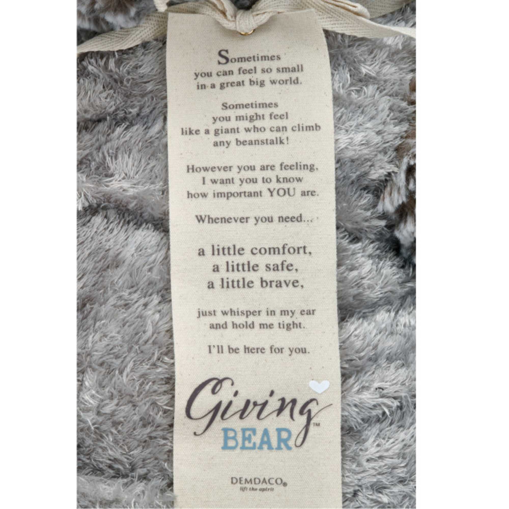 A soft friend, the Grande Giving Bear is the perfect fluffy companion.