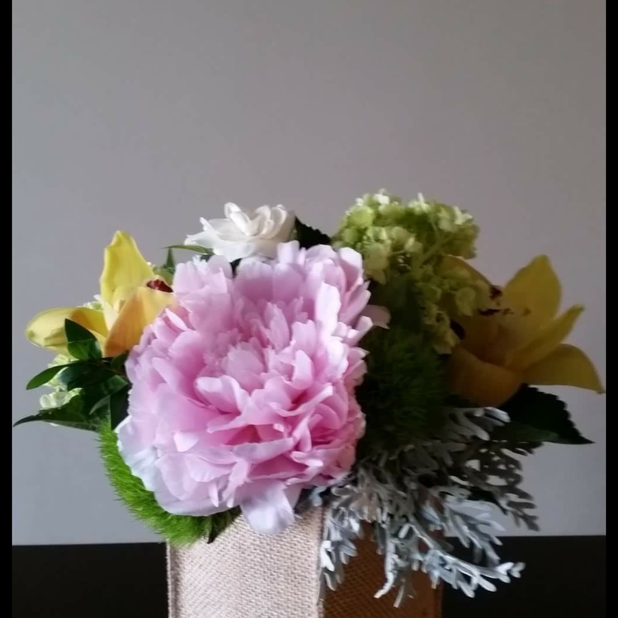 Peony n  + (When peonies not in season,we will Substitute with