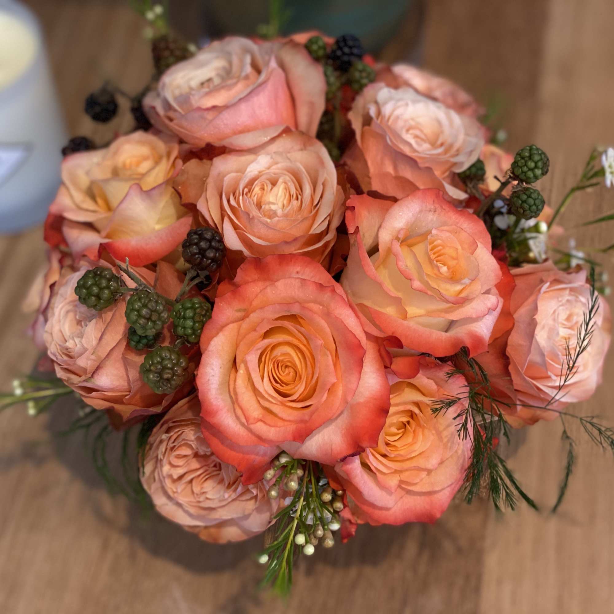 Peach is super popular &amp; our peach roses are beautiful!!  Its
