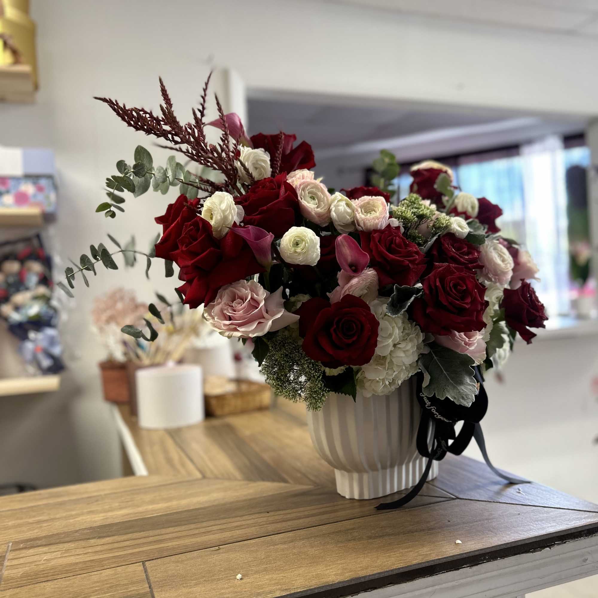 If you want to surprise that special person, with this modern heart-shaped