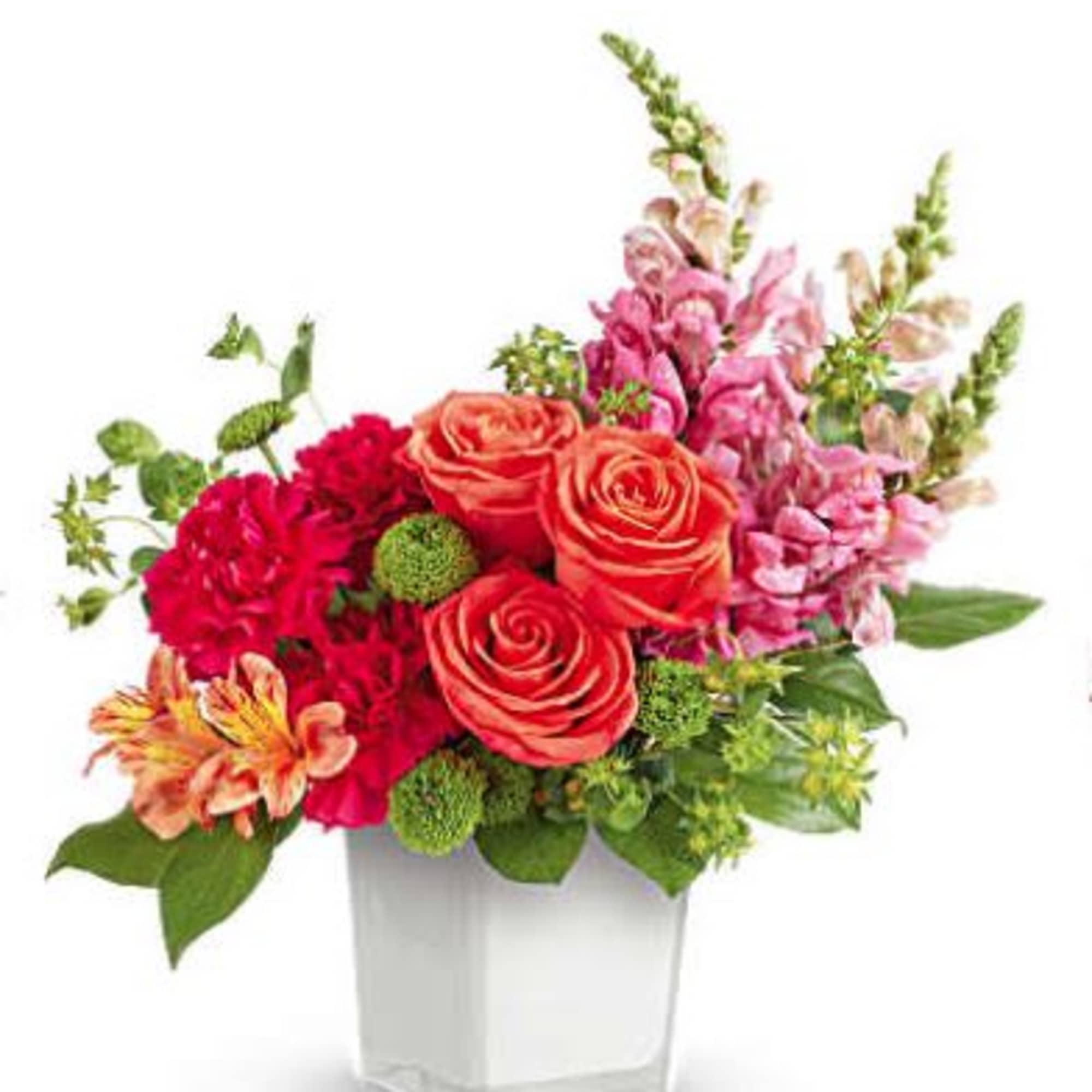 Fresh and full of energy, Teleflora&#039;s Citrus Sunset Bouquet glows with vibrant