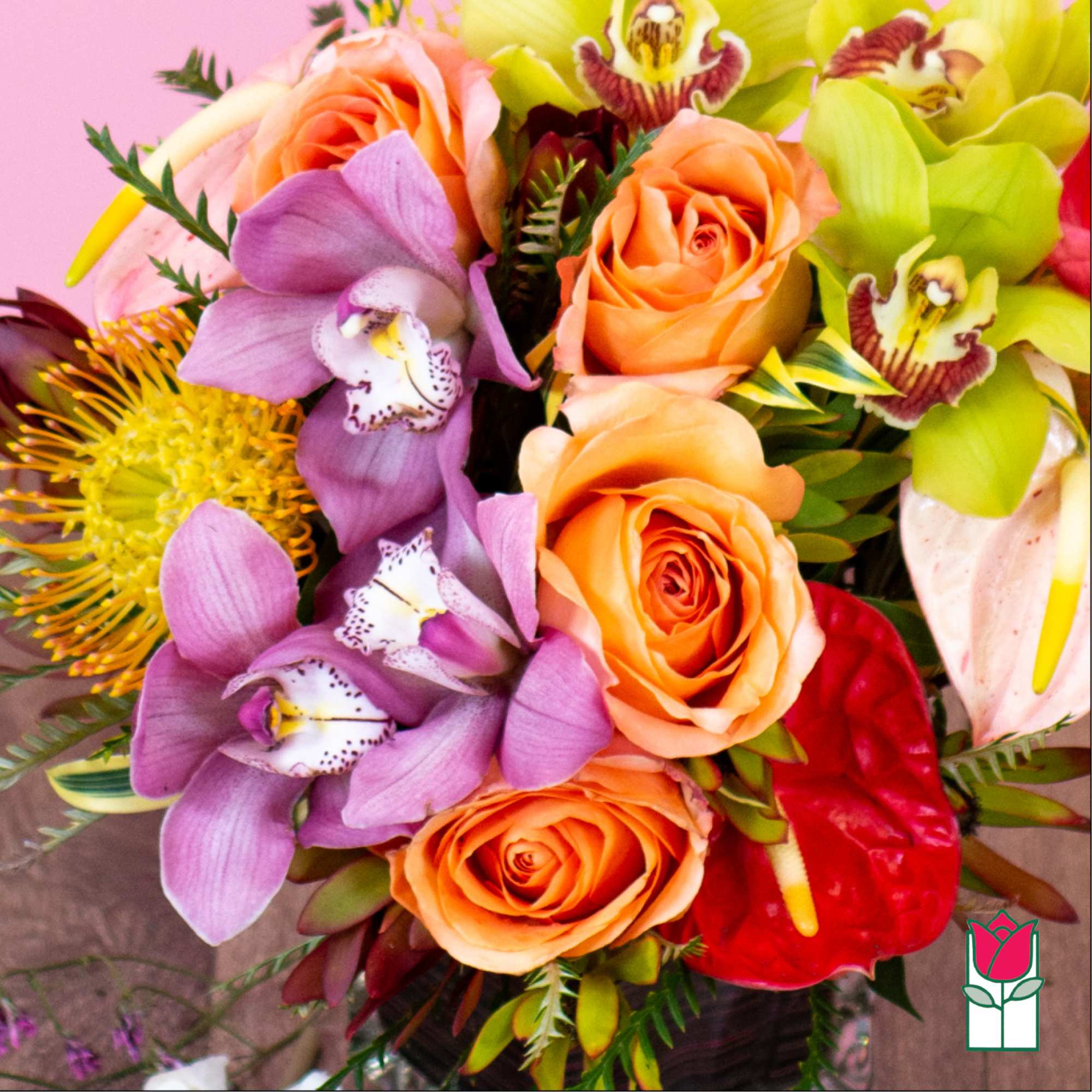 The Beretania Florist Jade Tropical bouquet is a stunning and unique floral