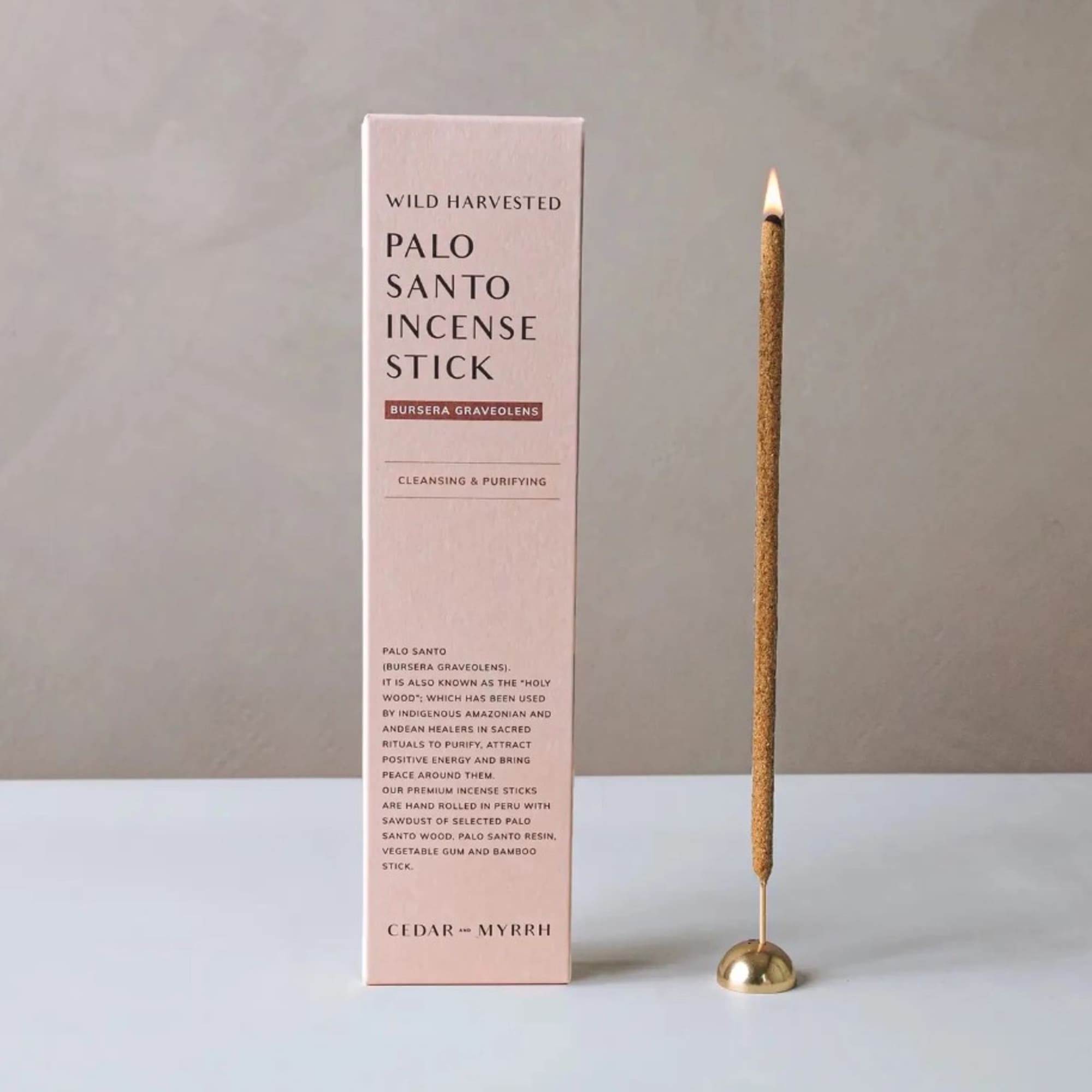 Palo Santo, also known as the Holy Wood has been used by