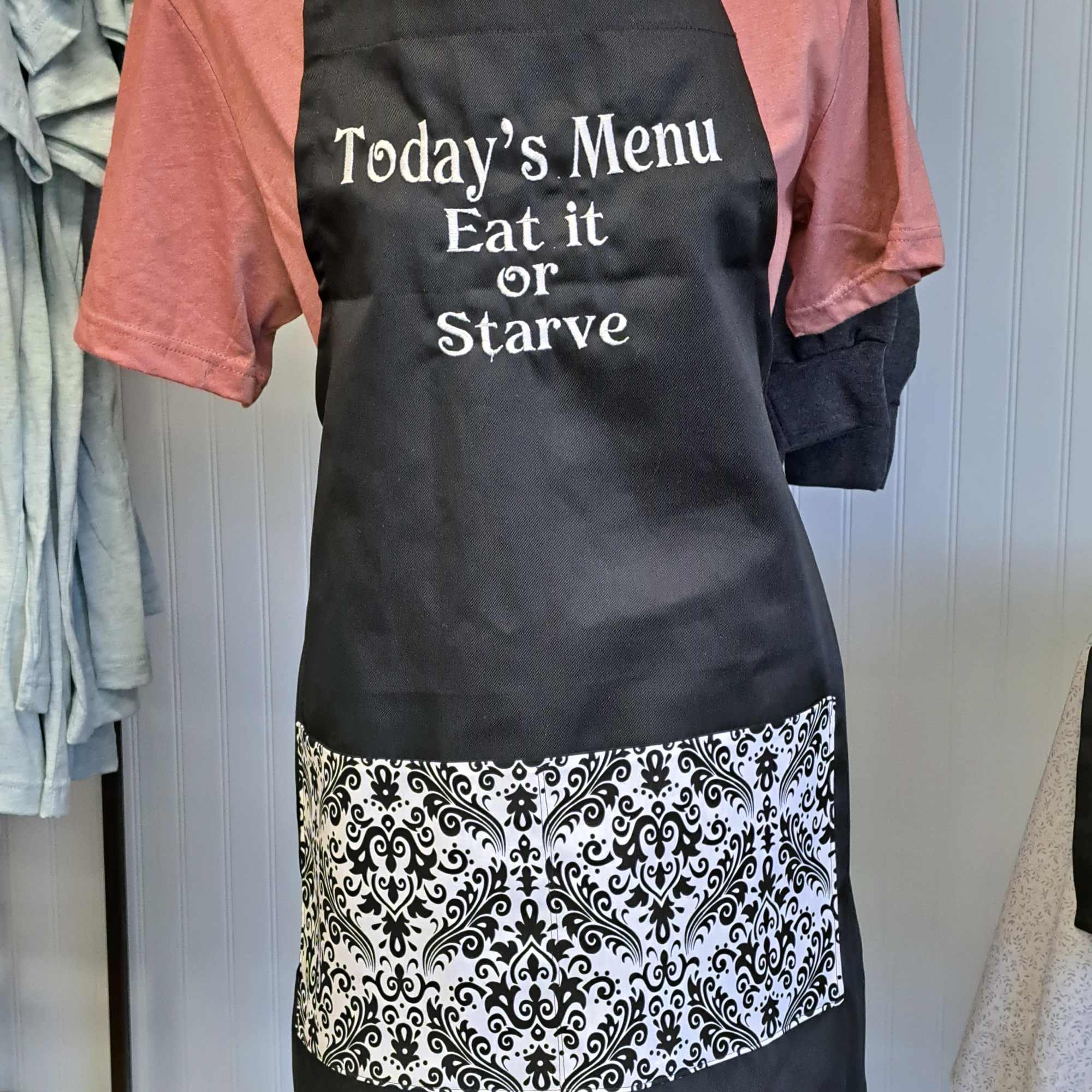 These aprons are handmade right here in St George UT. We have