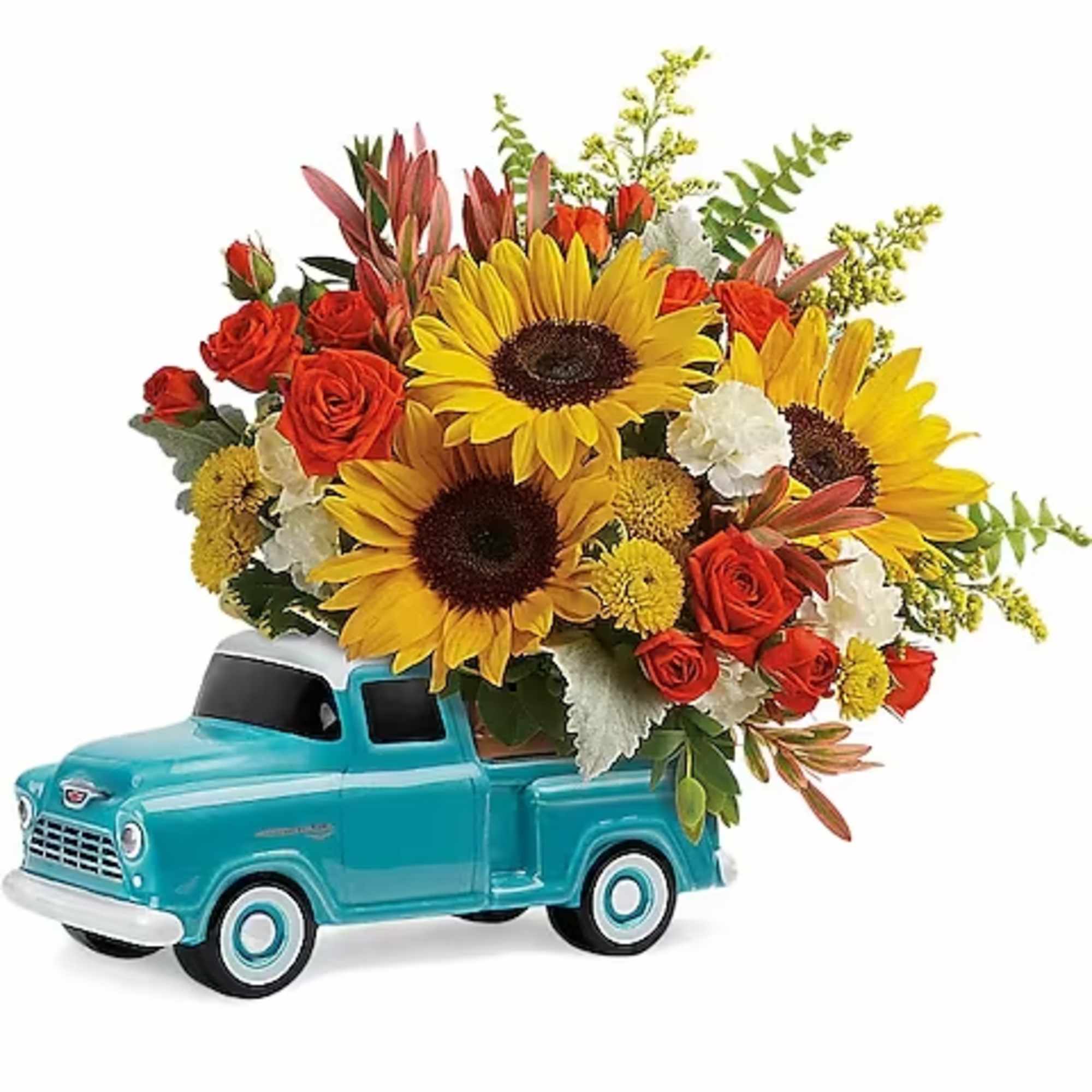 Beep beep! They're sure to love this colorful bouquet of spray roses