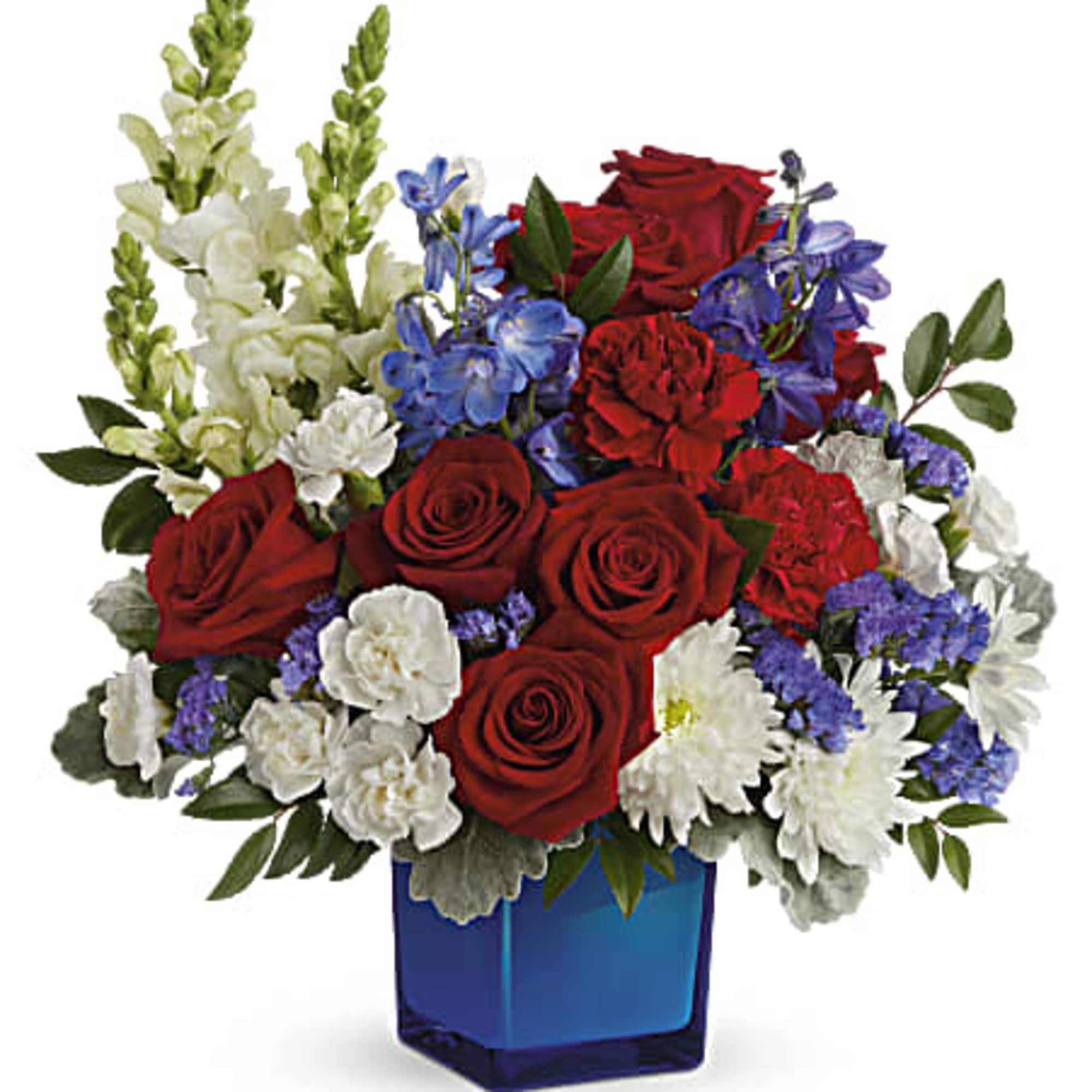 Nothing is more patriotic than red, white, and blue! A trifecta of