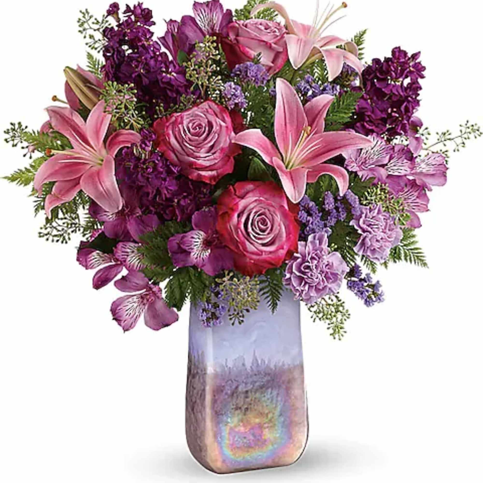 A jewel of a gift! Bursting with a lush bouquet of lavender