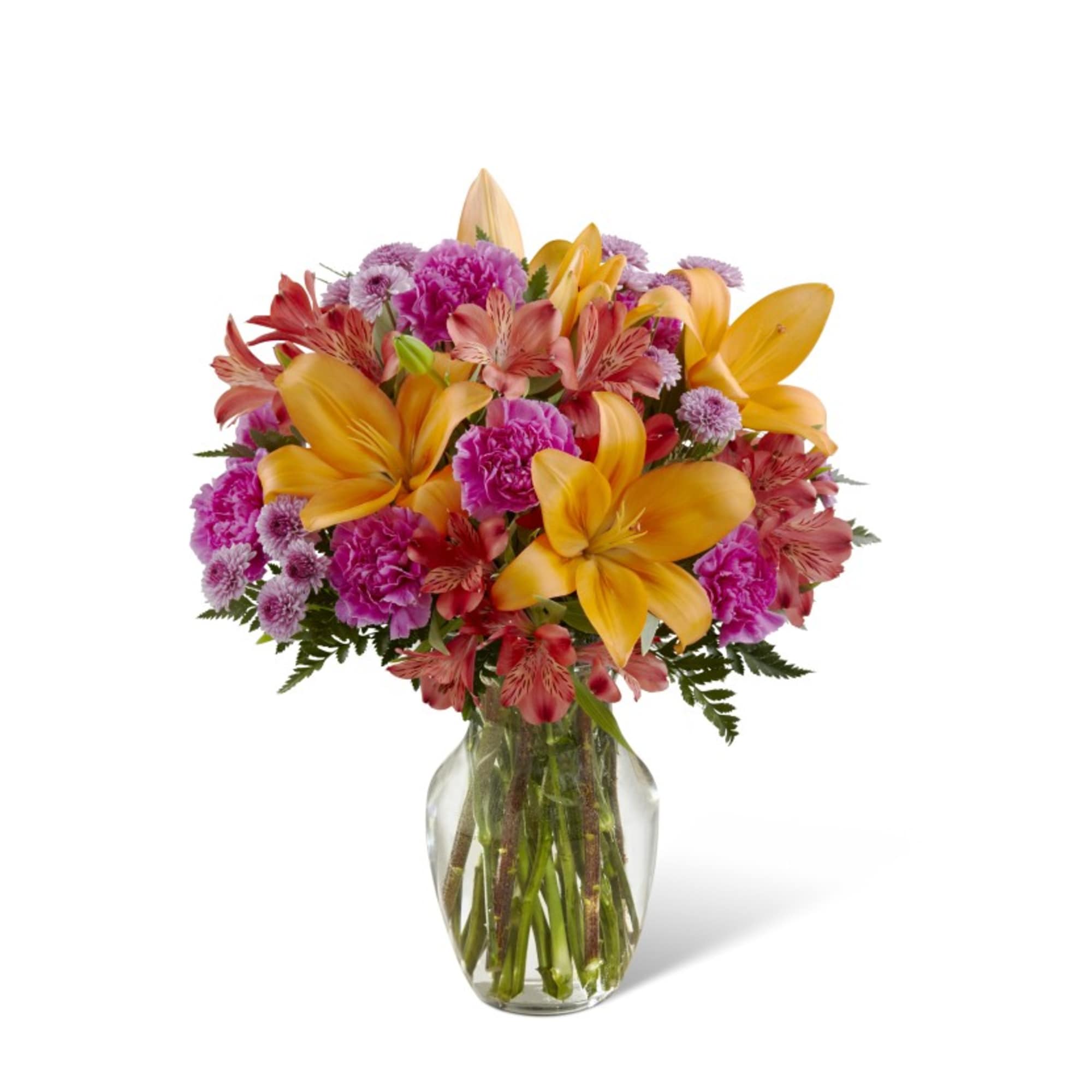 The FTD® Light of My Life™ Bouquet blossoms with brilliant color and The FTD® Light of My Life™ Bouquet blossoms with brilliant color and