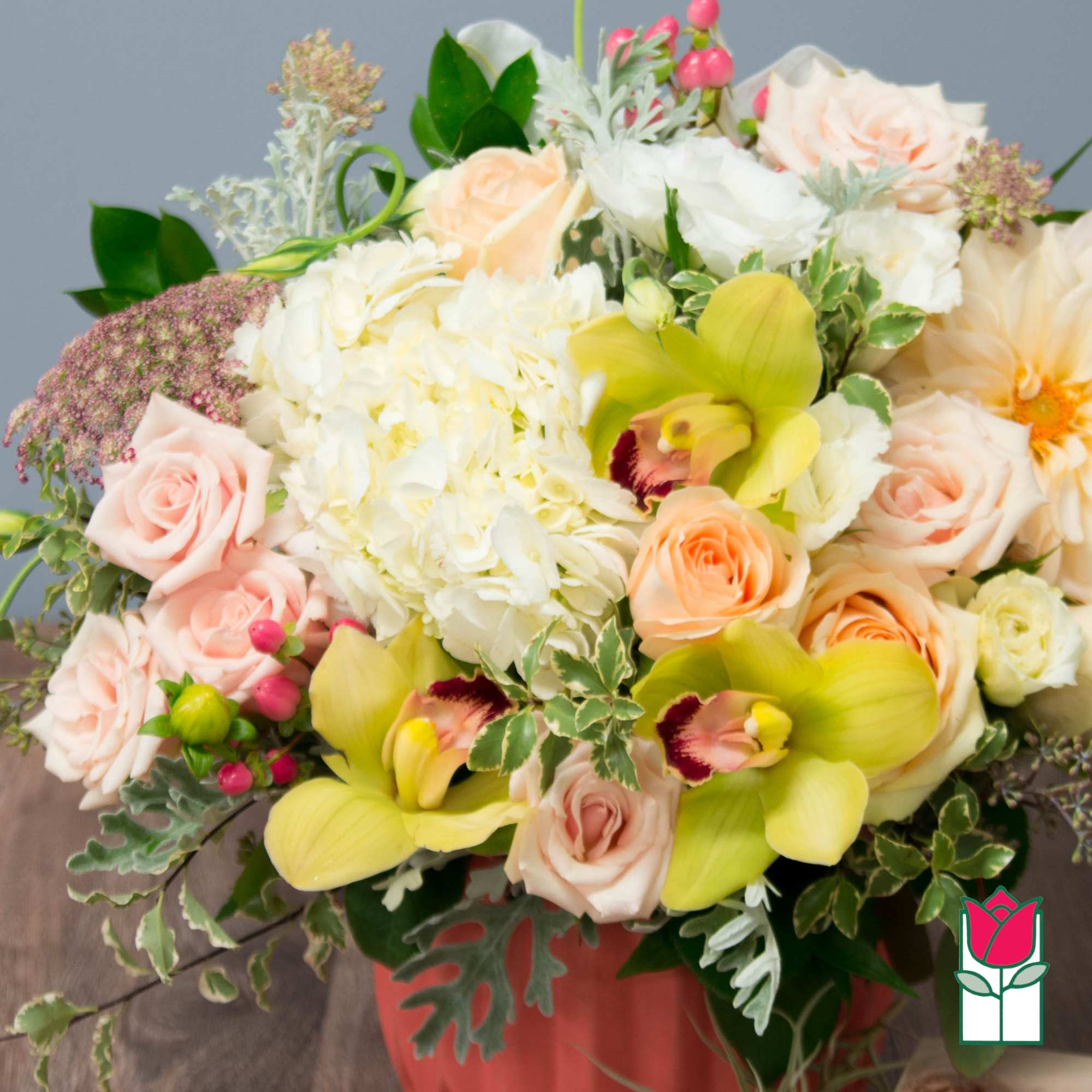 The Beretania Florist Camilla Compact Bouquet - Special Advanced Order Required
Approx. 14H