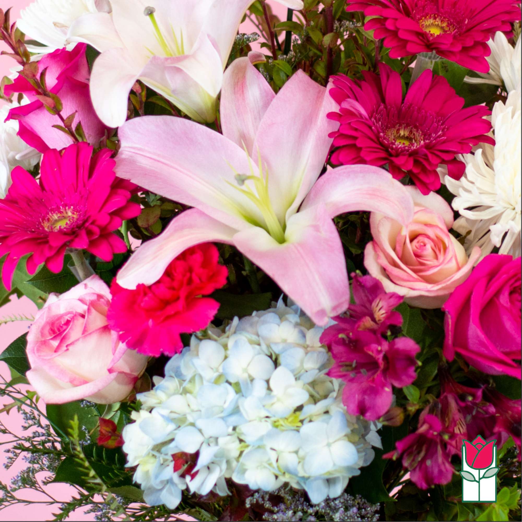 Approx. size: 18&quot; High x 12&quot; Wide
The Beretania Florist Radiant bouquet is