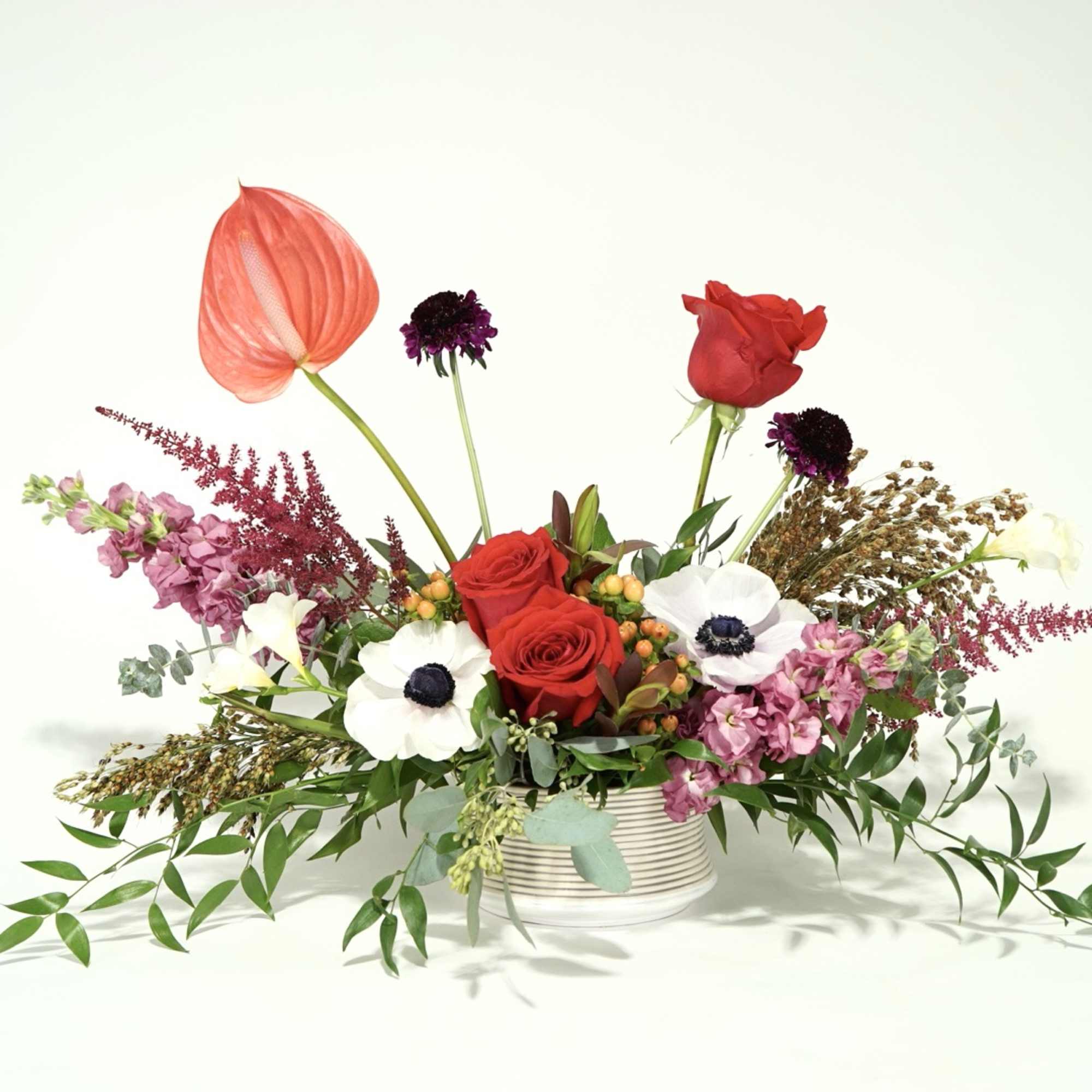 Love doesn't have to be reserved. This long and low arrangement features Love doesn't have to be reserved. This long and low arrangement features