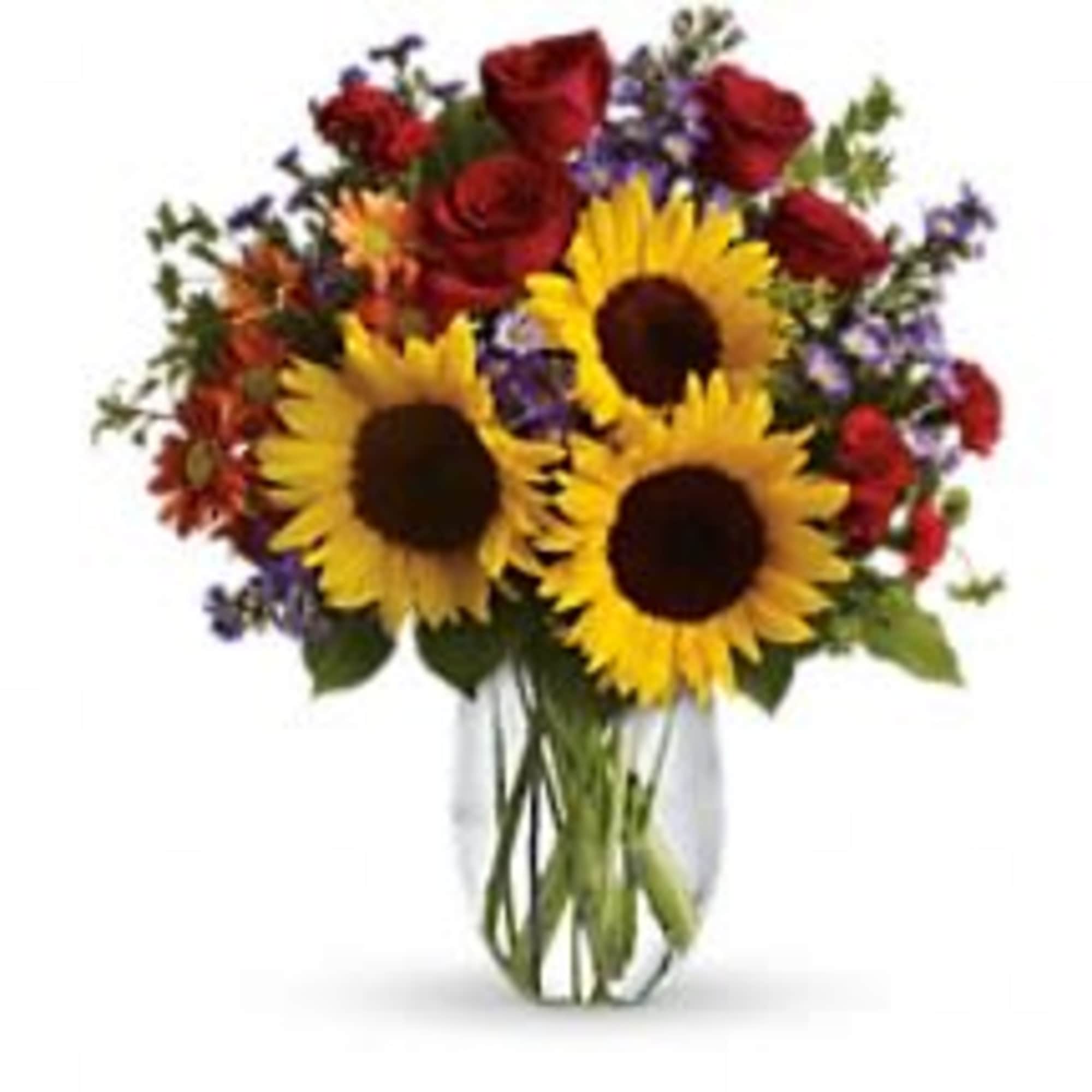 Pure happiness is what this pretty bouquet delivers - whether you&#039;re sending