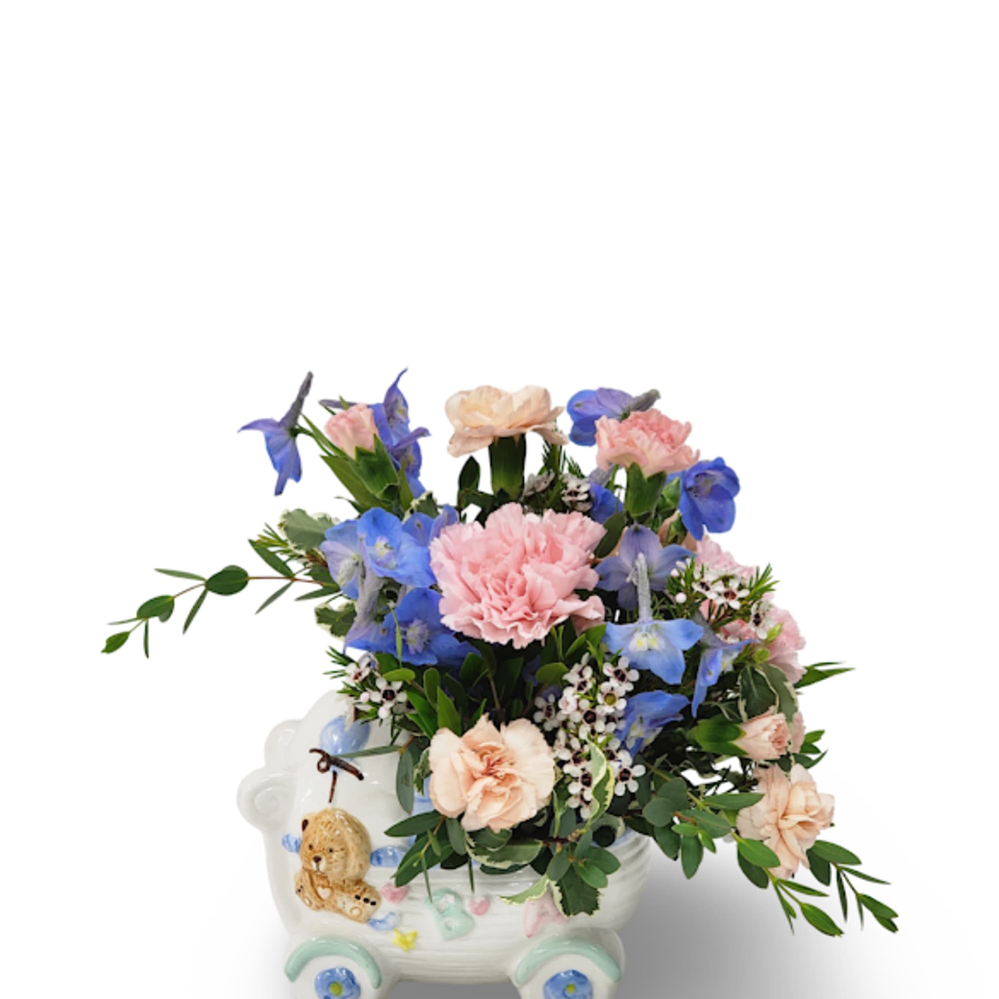 Bundle of Joy is a sweet and cheerful arrangement filled with soft