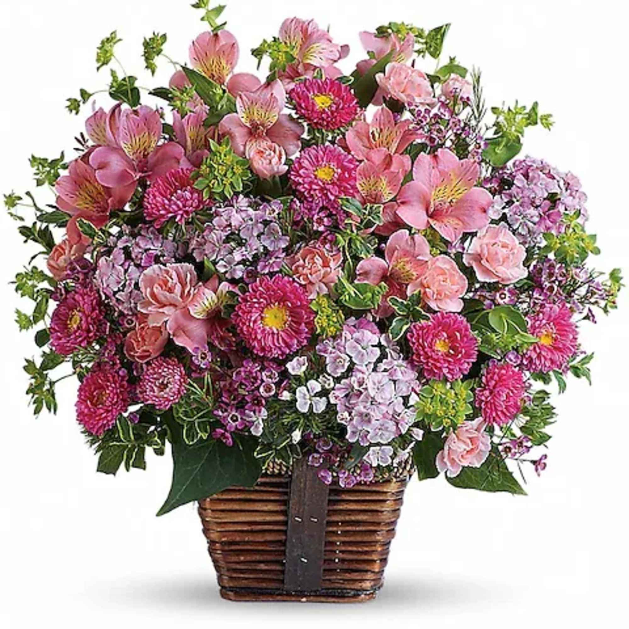 Send someone this delightful floral gift of pretty pink blossoms and share