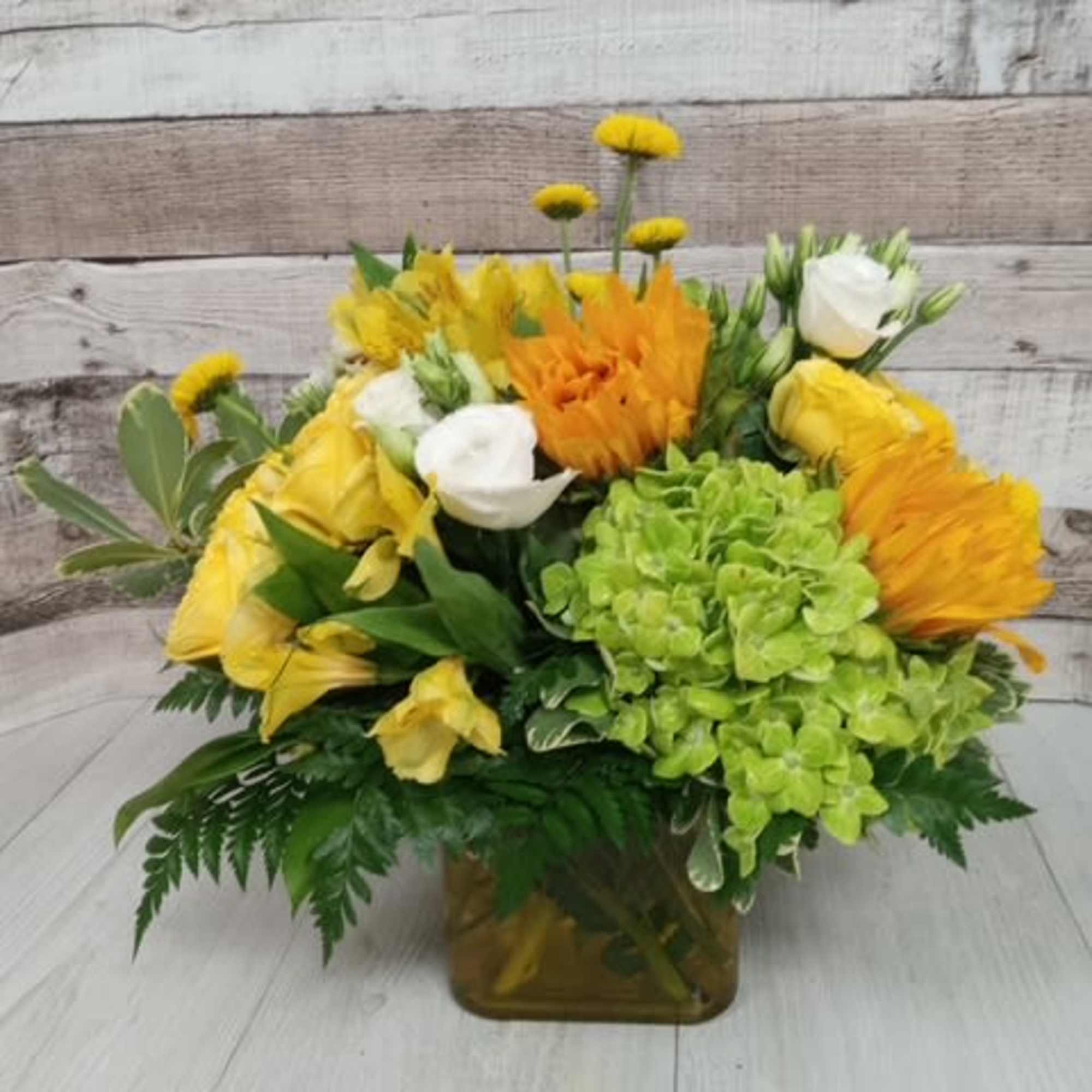 Sunflower Sunrise in Suffield, CT | Vine & Ivy Floral Design
