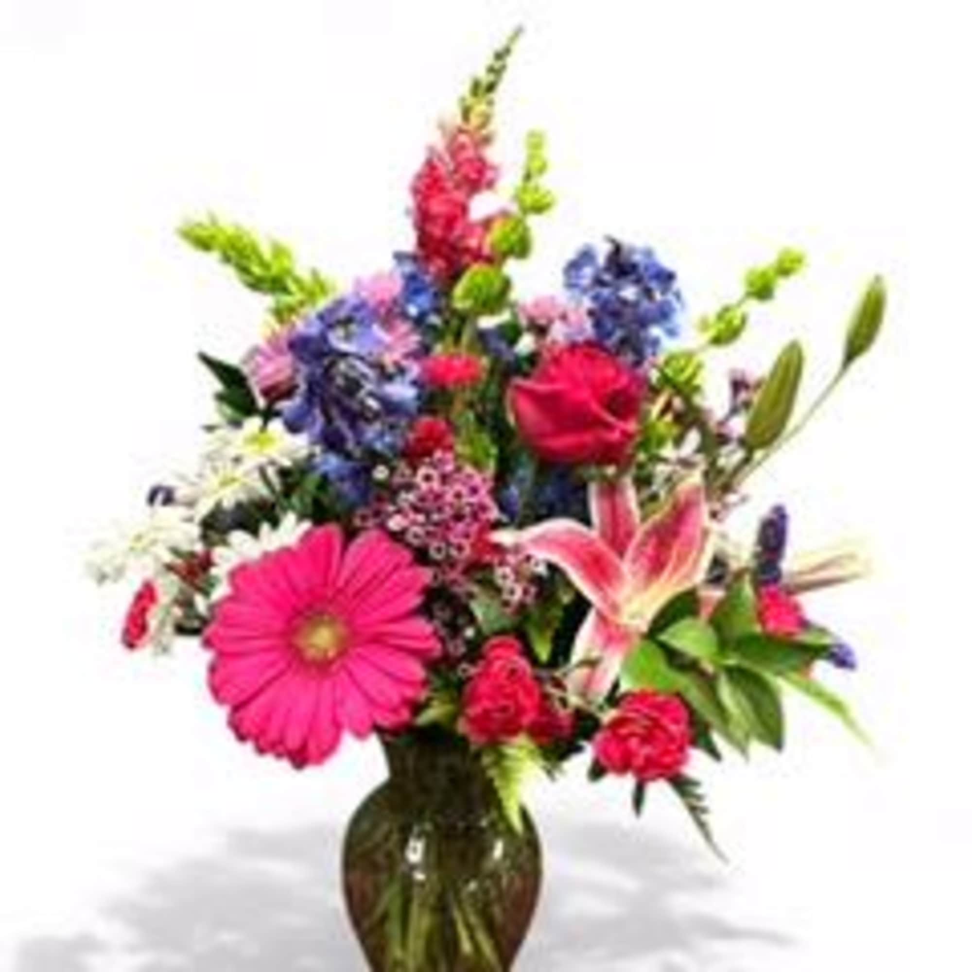 Flowers will never compare to her, but this grand bouquet comes close. Flowers will never compare to her, but this grand bouquet comes close.