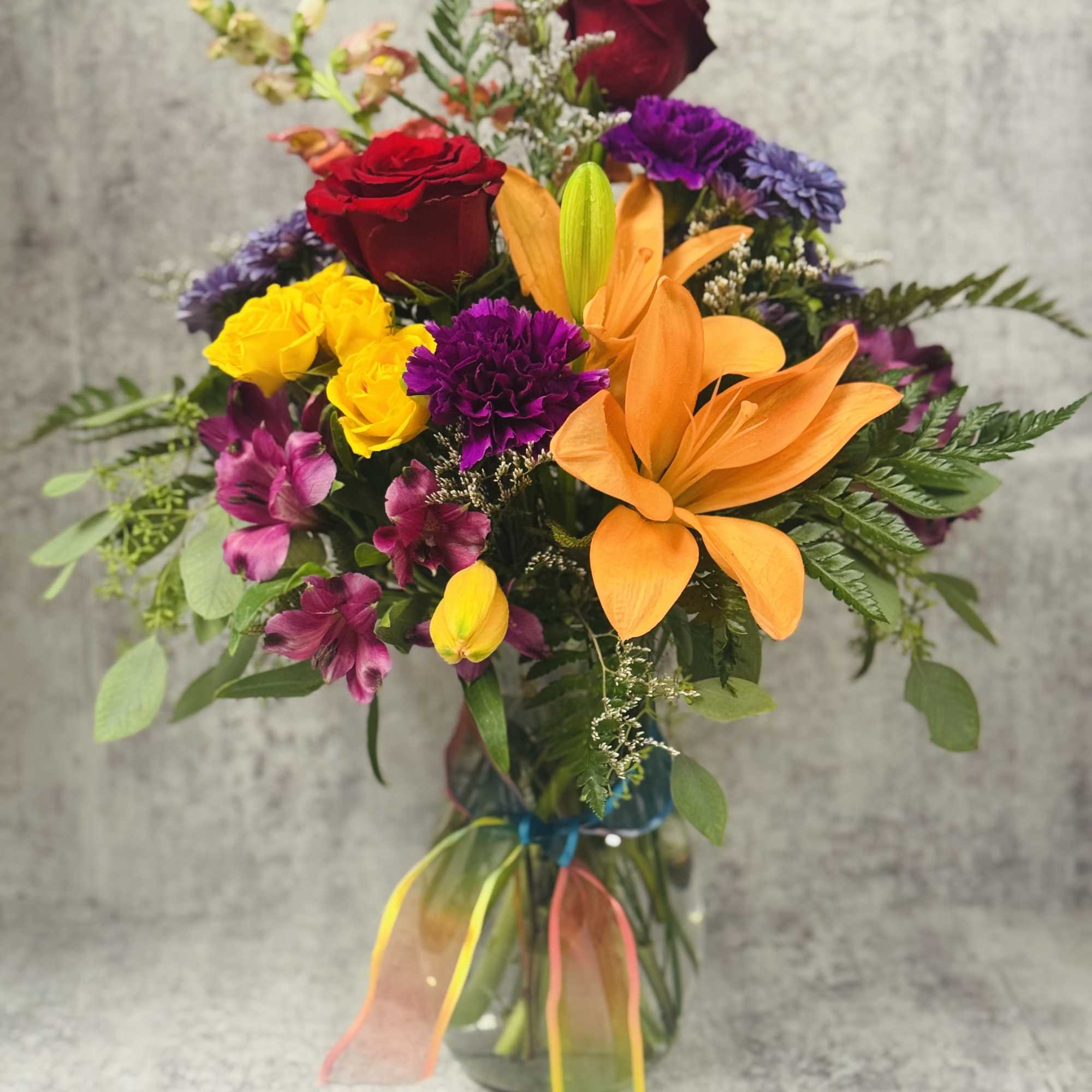 Send spirits soaring with this colorful collection of nature&#039;s most majestic blooms