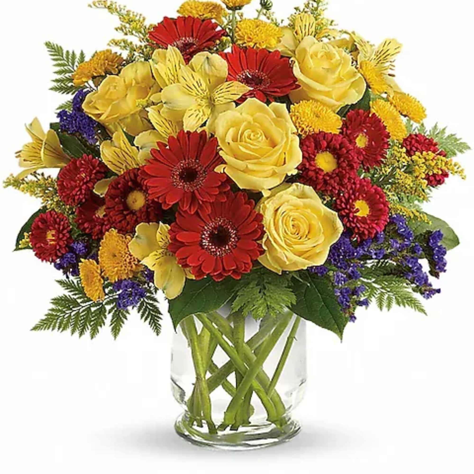 You'll want to put this colorful bouquet on your hit parade of