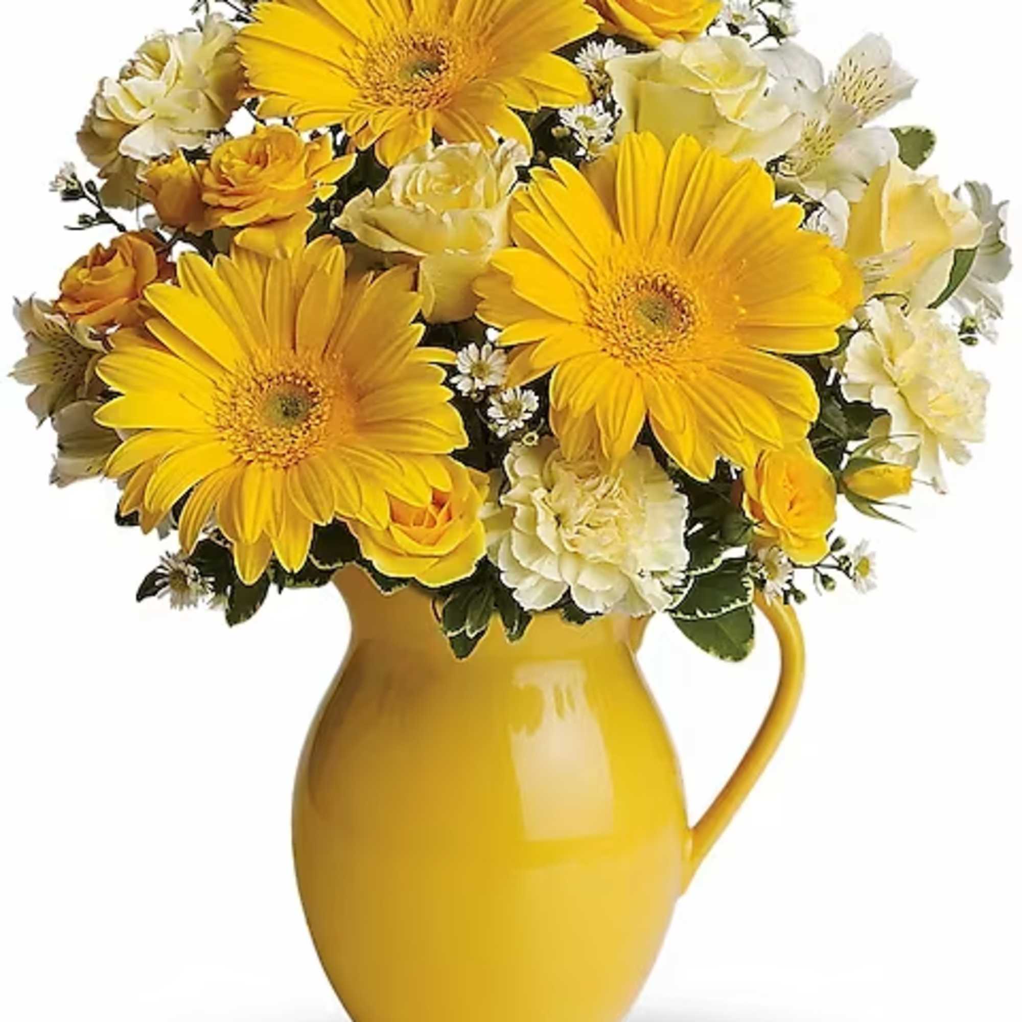 This bouquet is just bright for any occasion! A bright and sunny