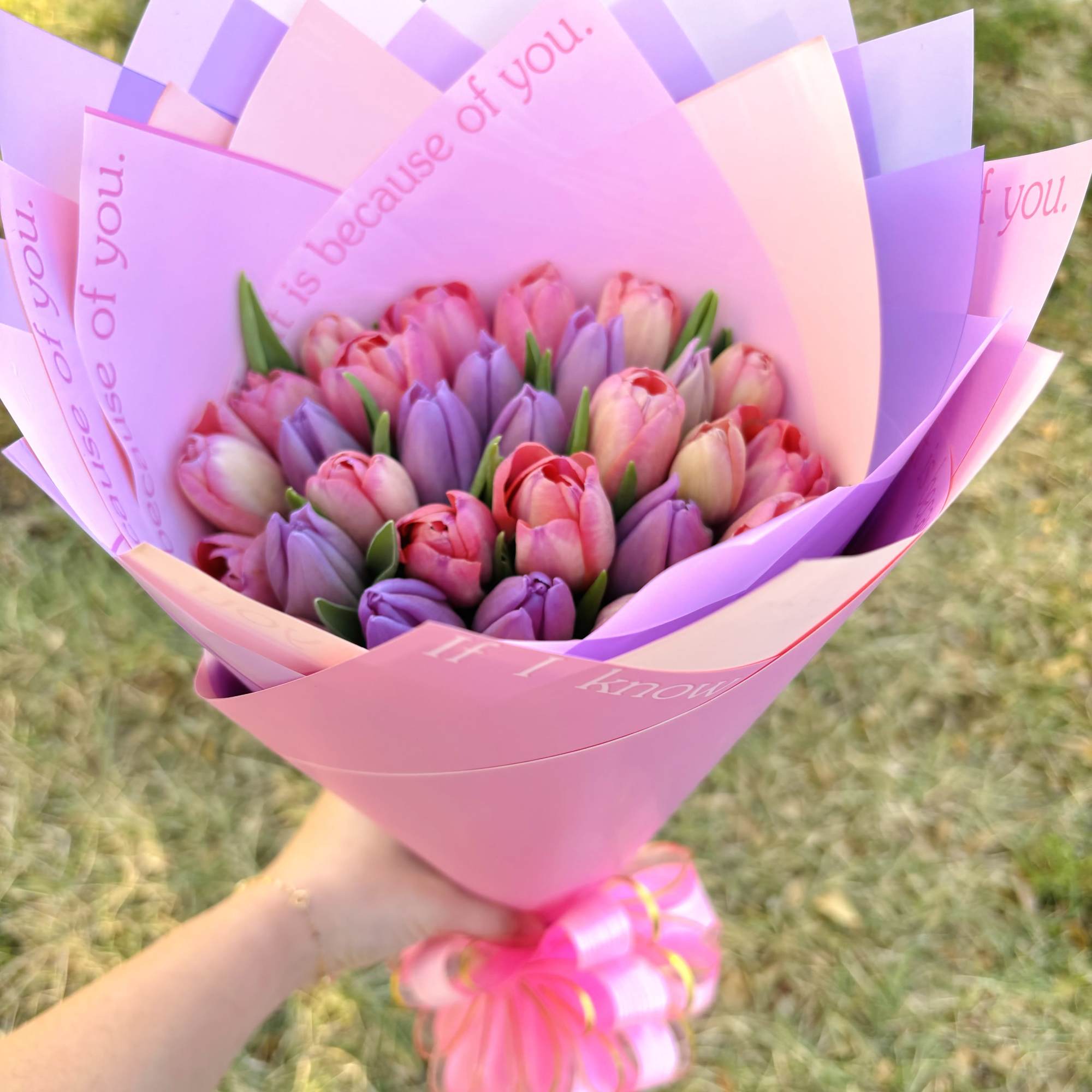 Pink &amp; purple tones may change. Subject to availability