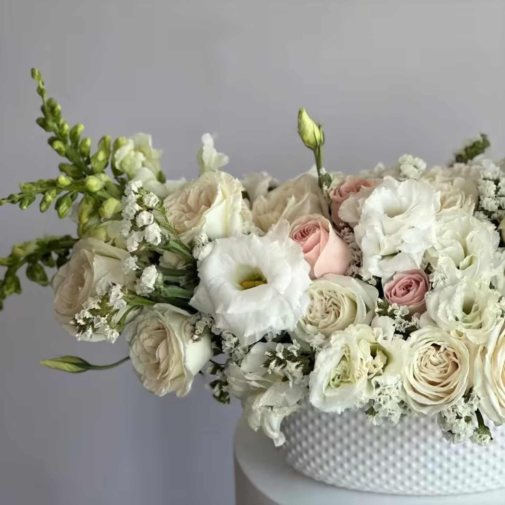 Soft, graceful, and full of gentle warmth &mdash; the Nora bouquet is