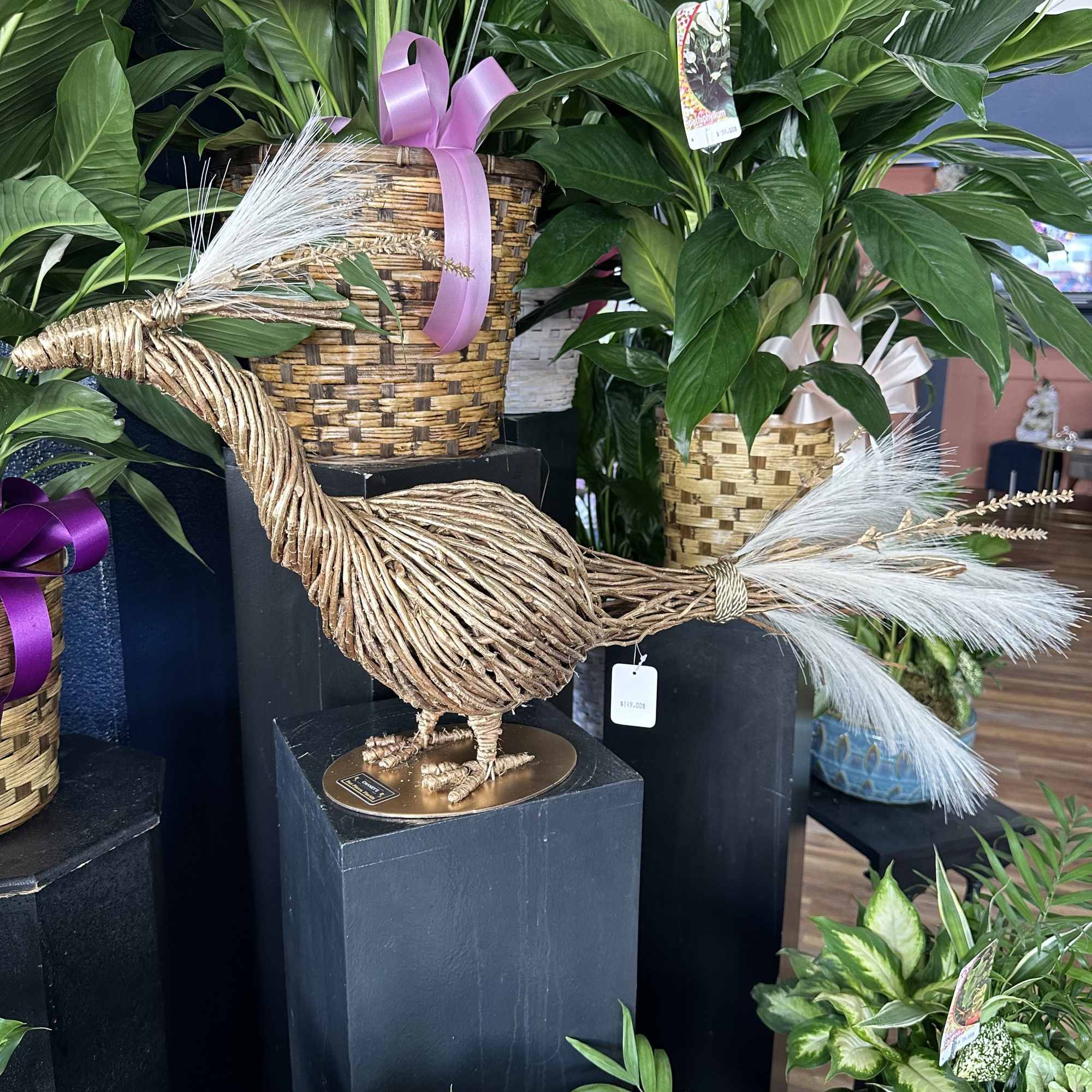 Unique piece! Chaney&rsquo;s Interpretation of the bird of paradise. Hand made. Size