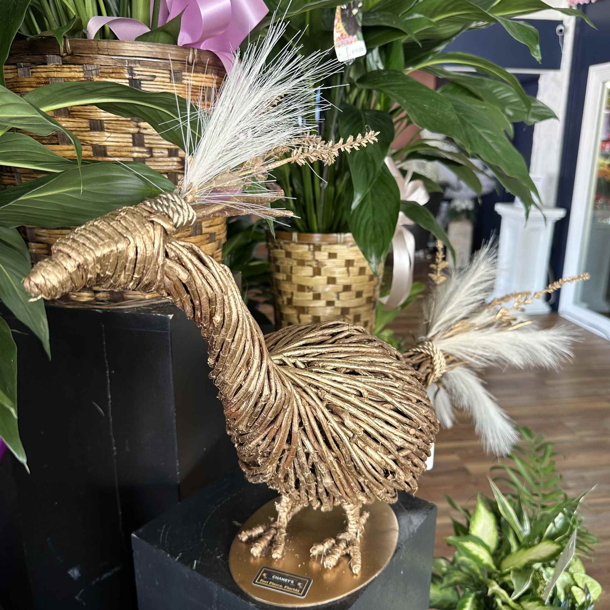 Unique piece! Chaney&rsquo;s Interpretation of the bird of paradise. Hand made. Size