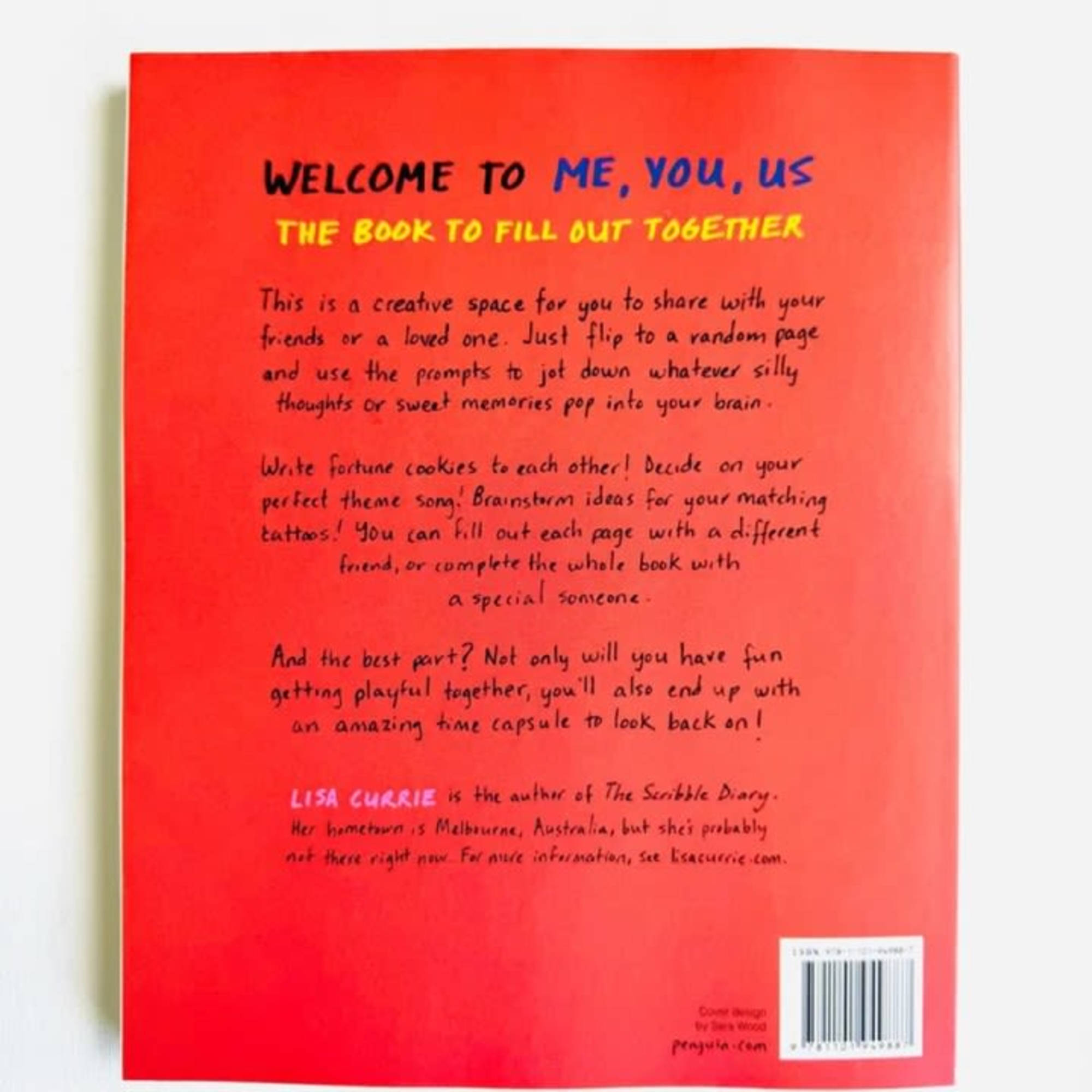 Welcome to Me, You, Us—the book to fill out together! This is Welcome to Me, You, Us—the book to fill out together! This is