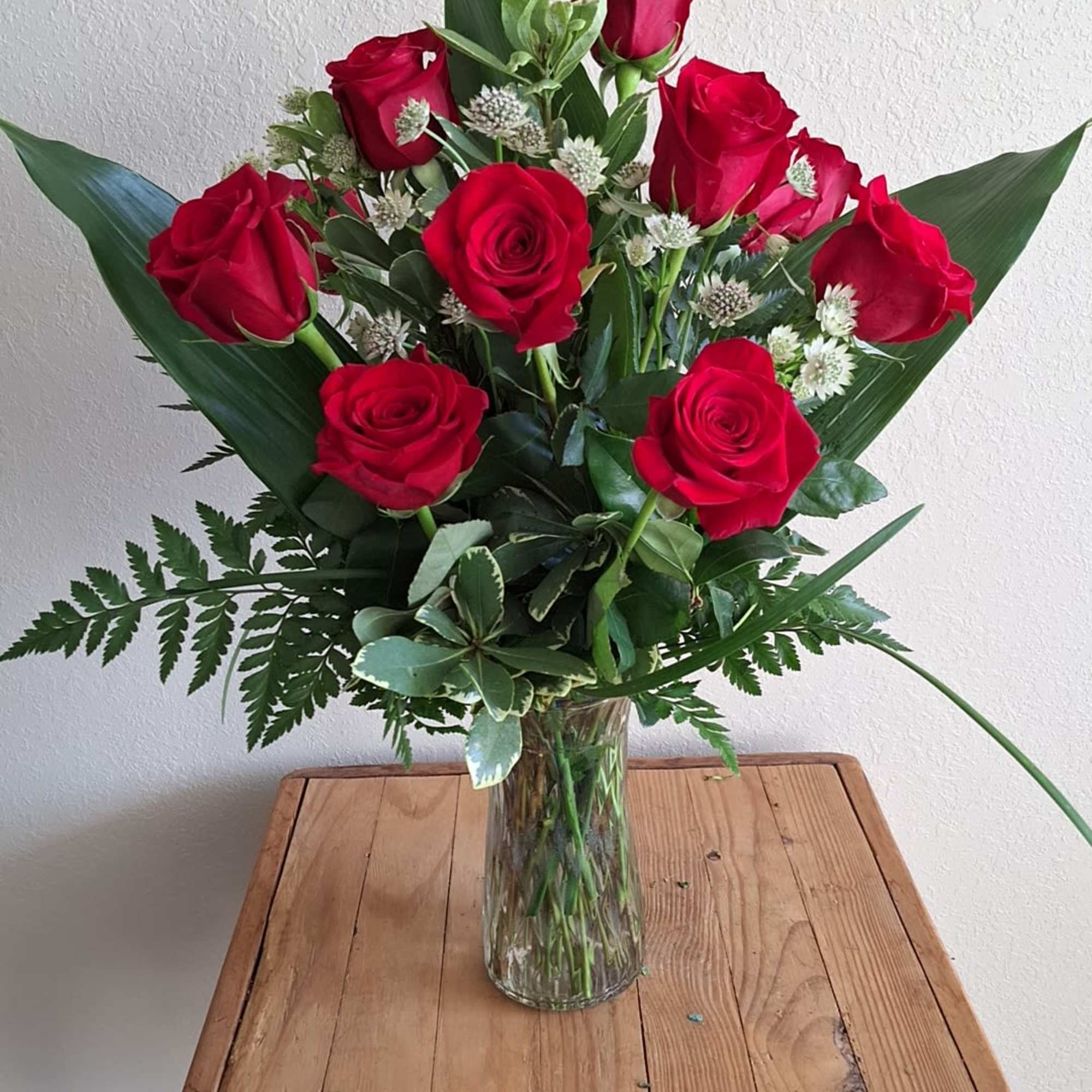 For the perfect, traditional Valentine&rsquo;s Day bouquet &ndash; or for a birthday