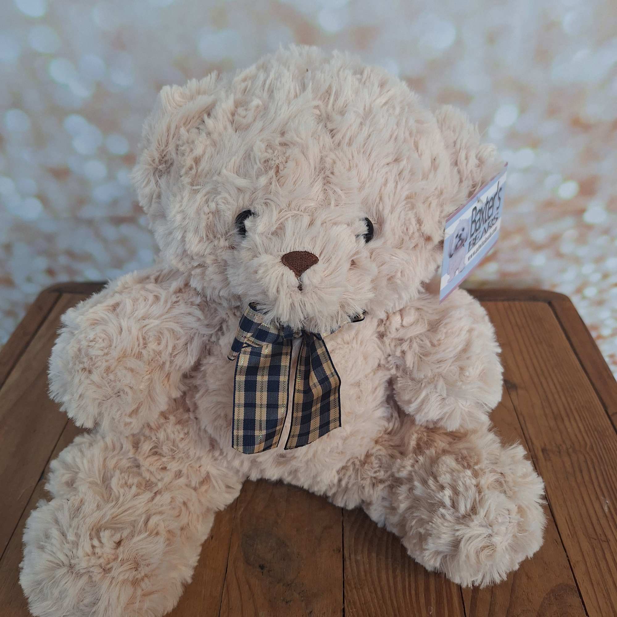 Baxter&#039;s Bear available in 3 different sizes. A Great keepsake for any