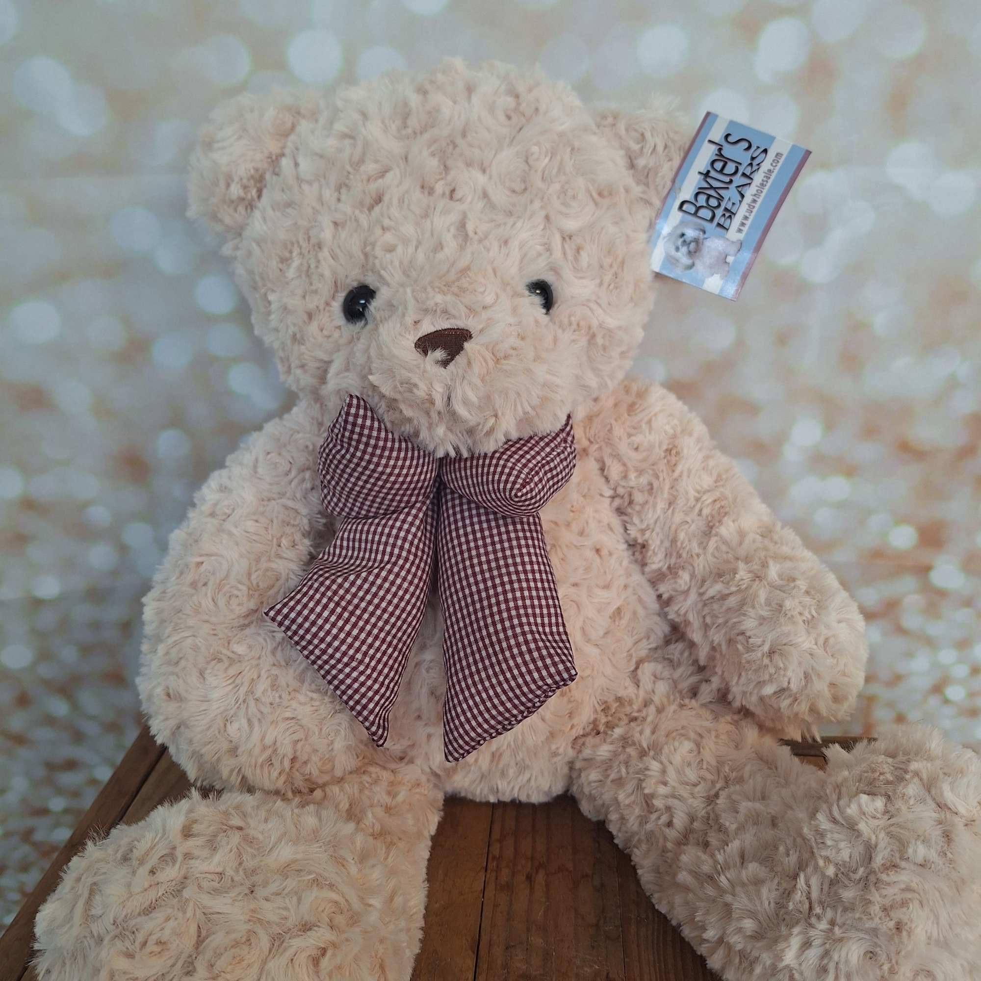 Baxter&#039;s Bear available in 3 different sizes. A Great keepsake for any