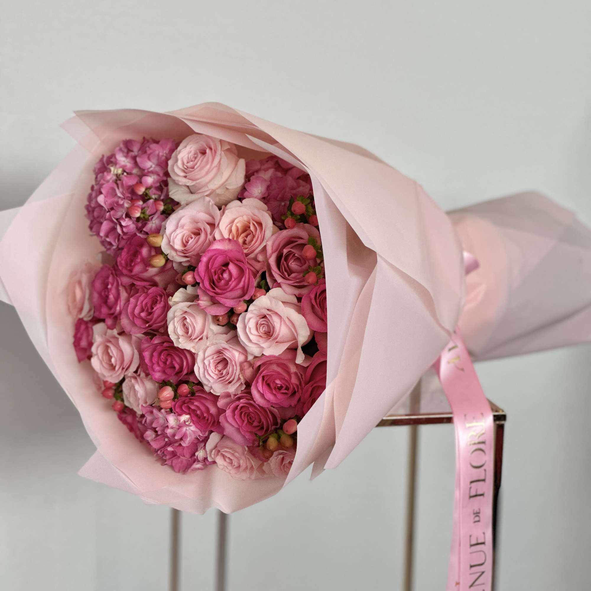 A bouquet that embodies the essence of romance and elegance, with each