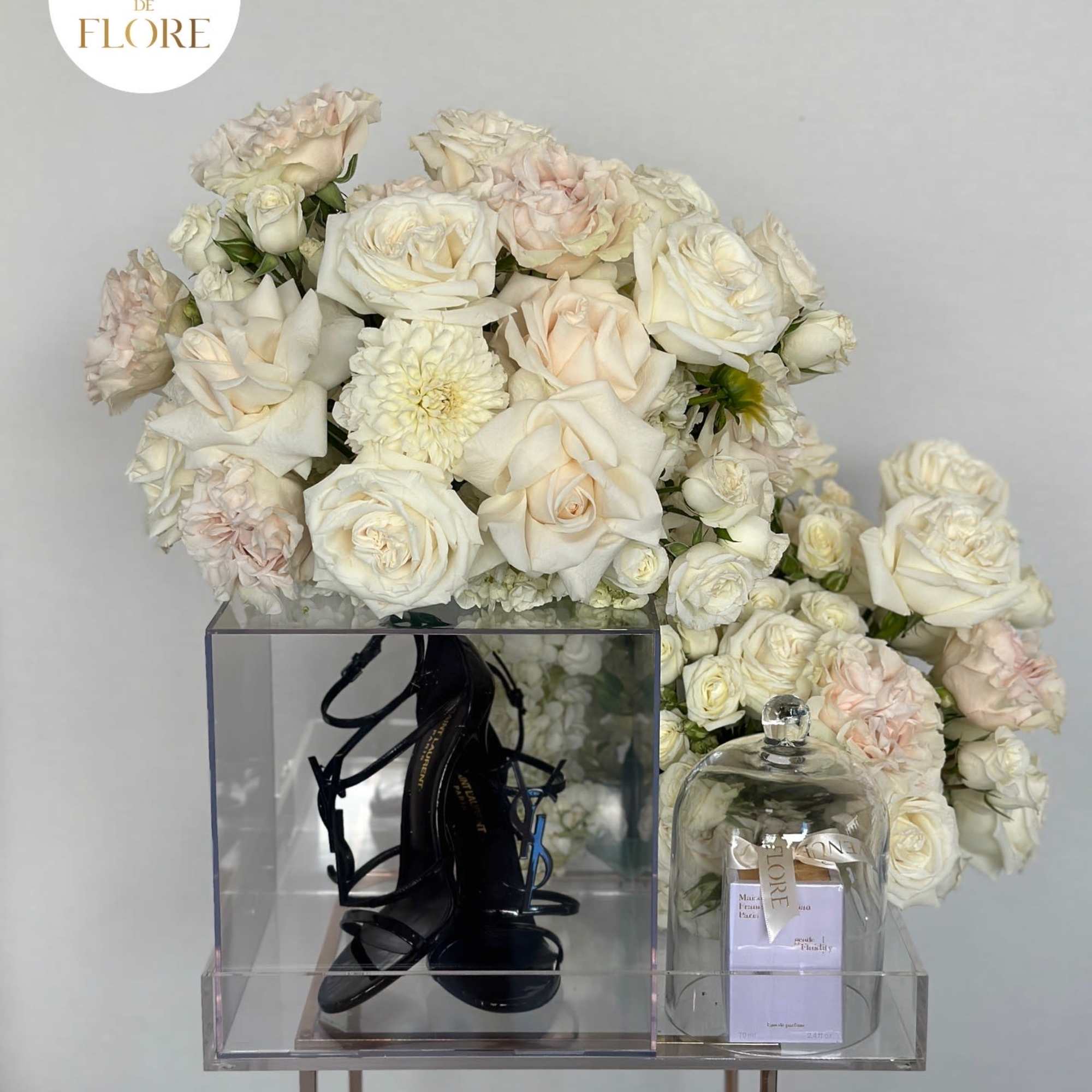 Introducing a magnificent tray flower arrangement, meticulously crafted to capture the essence