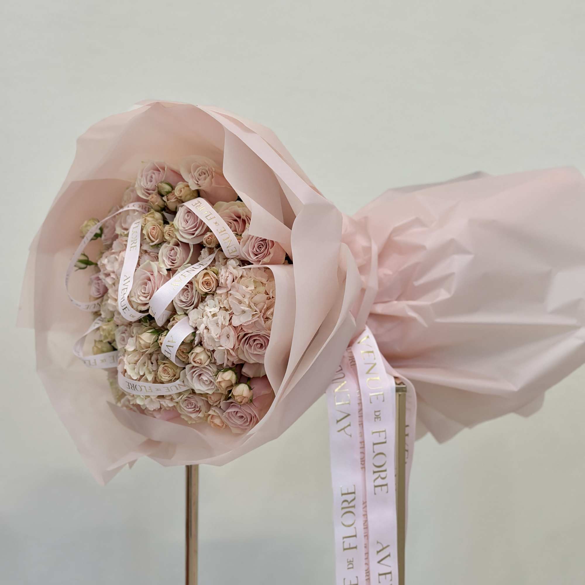 This bouquet is the ultimate floral treat, filled with soft, dreamy pink