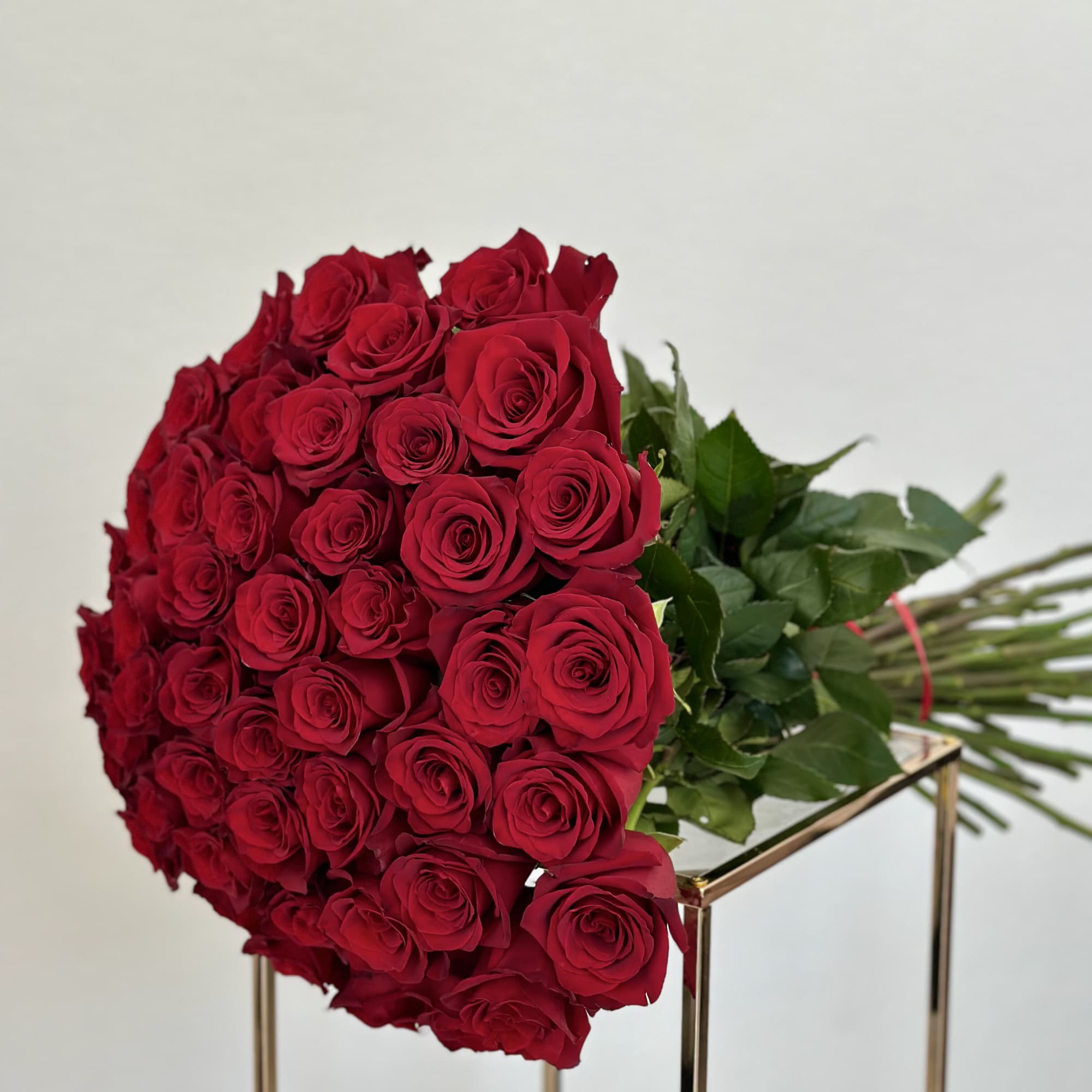 Indulge in the epitome of opulence with our luxury red rose bouquet&mdash;a